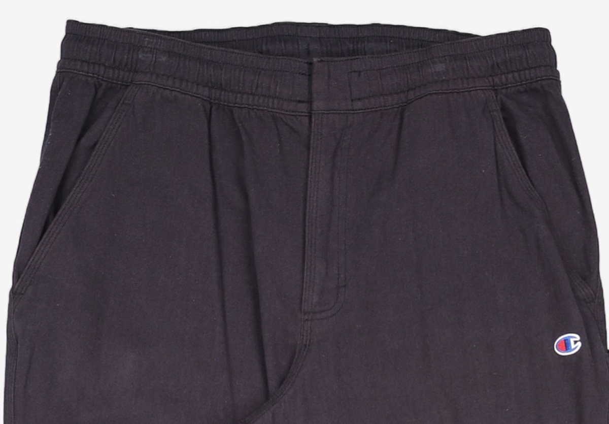 챔피온(CHAMPION) [US] 가먼트다이 로고 8oz Canvas 카고팬츠 (BLACK) CKPA1F503BK M