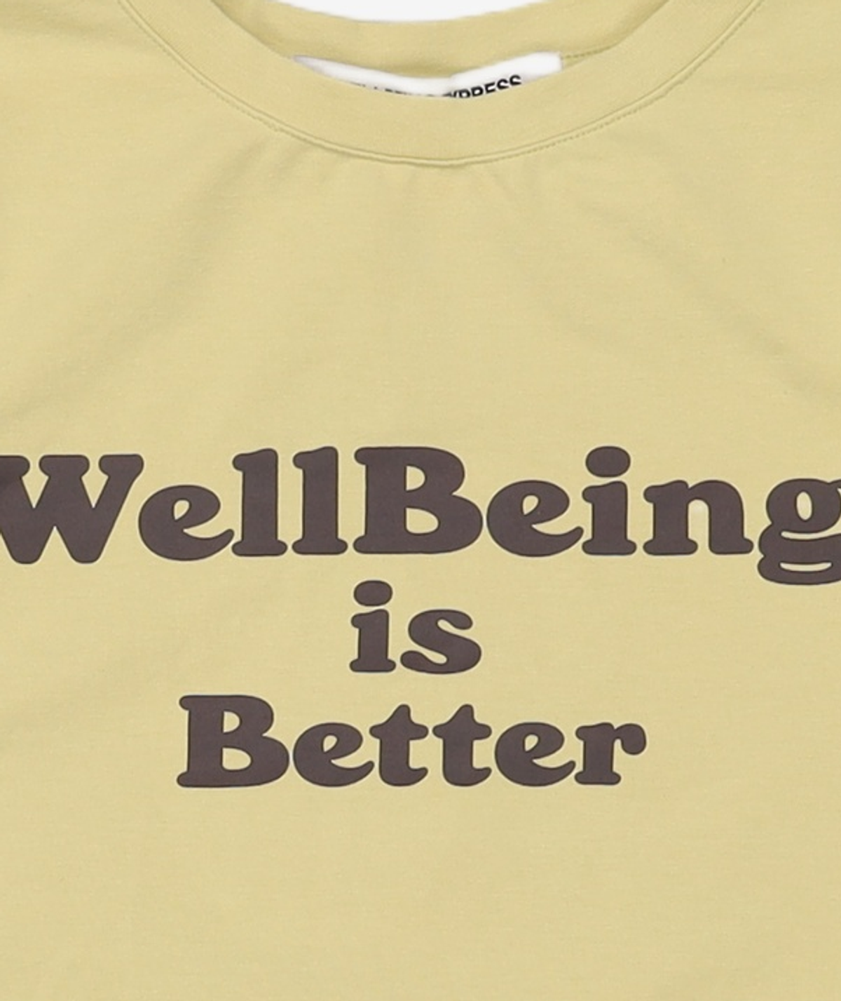 웰빙익스프레스(WELLBEING EXPRESS) Wellbeing Is Better Half Sleeve Lime S