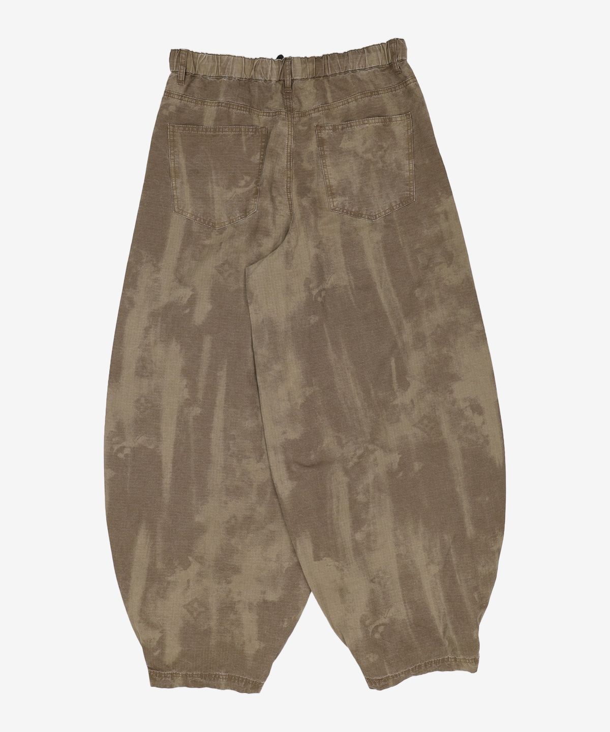 기철(KICHUL) Printed balloon cotton pants (khaki) L