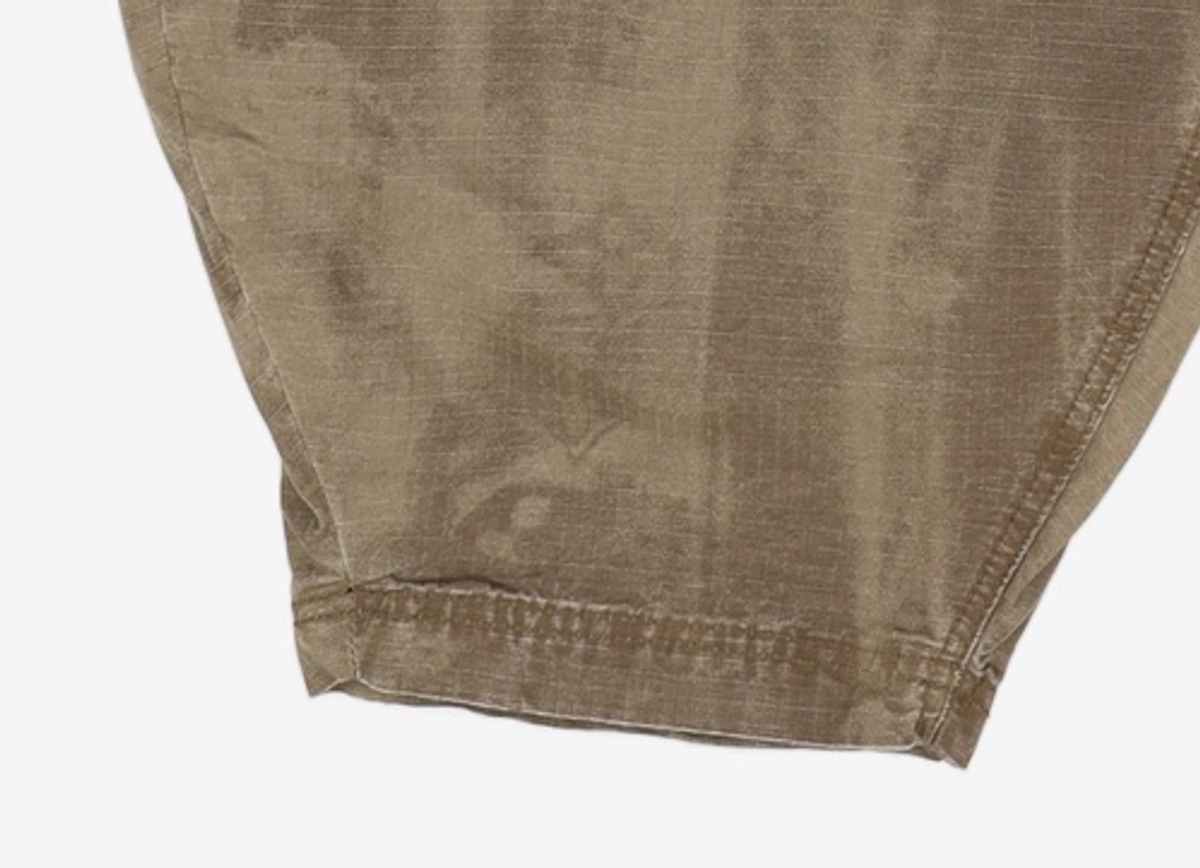 기철(KICHUL) Printed balloon cotton pants (khaki) L