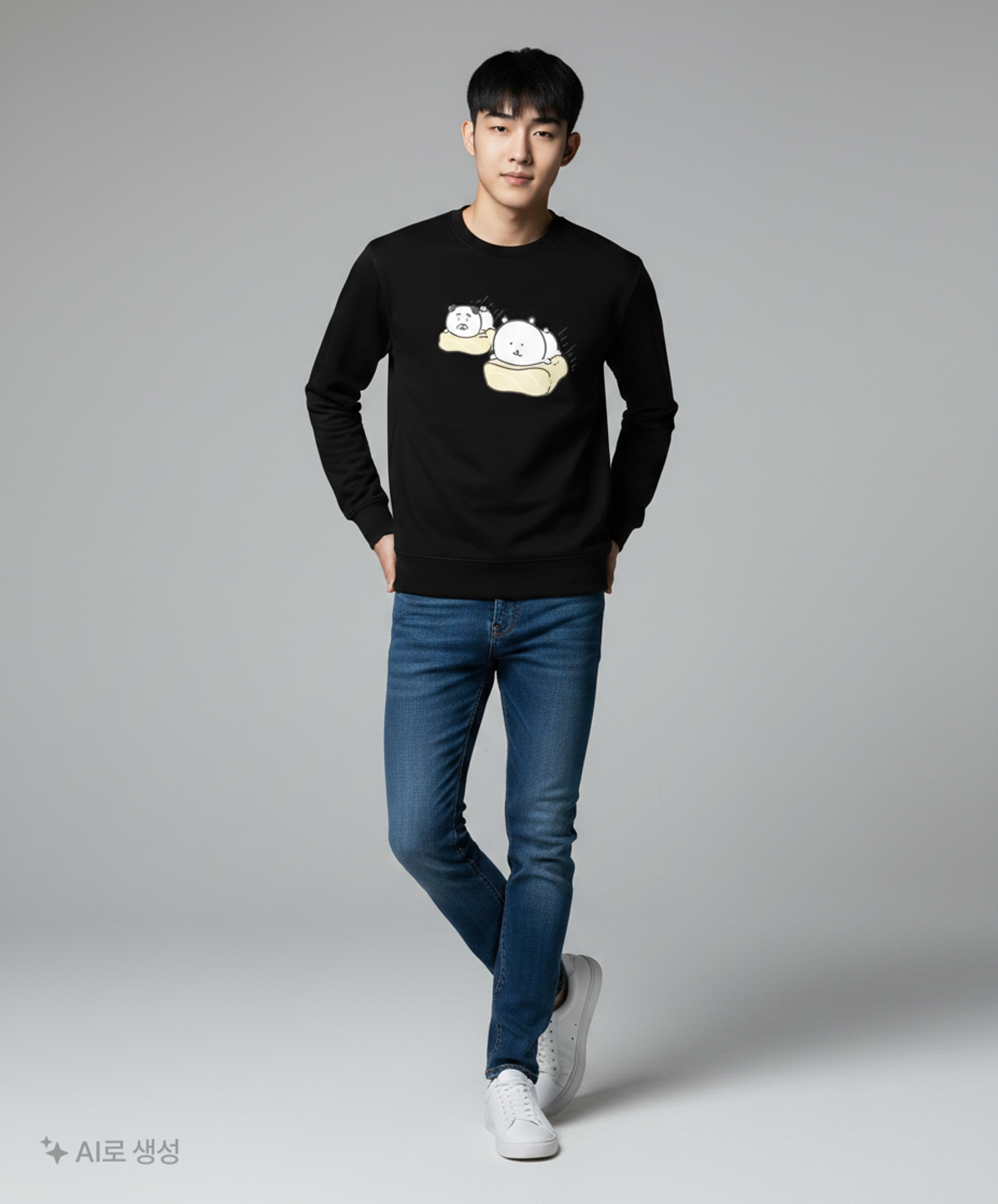 스파오 프렌즈(SPAO FRIENDS) 맨투맨/스웨트셔츠 M