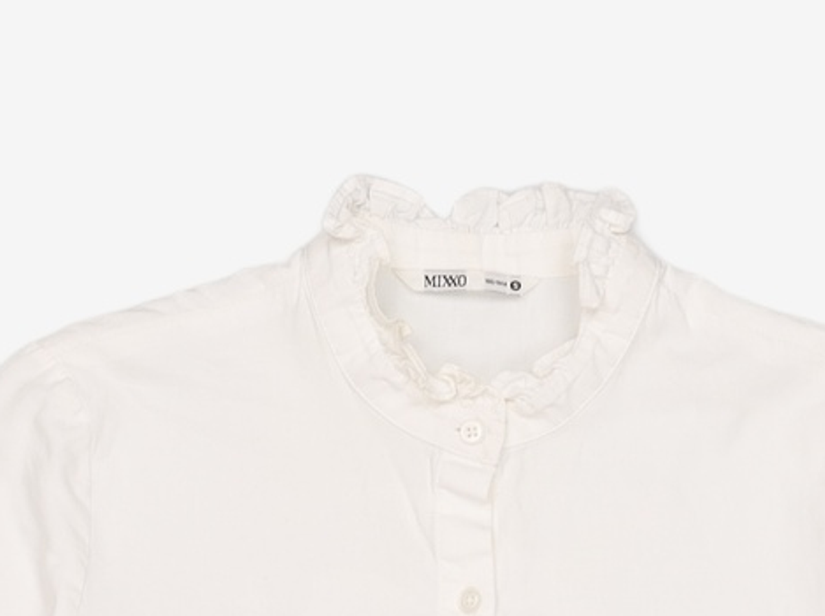 미쏘(MIXXO) 커프스 리본 셔츠 MIWYW8T31A S