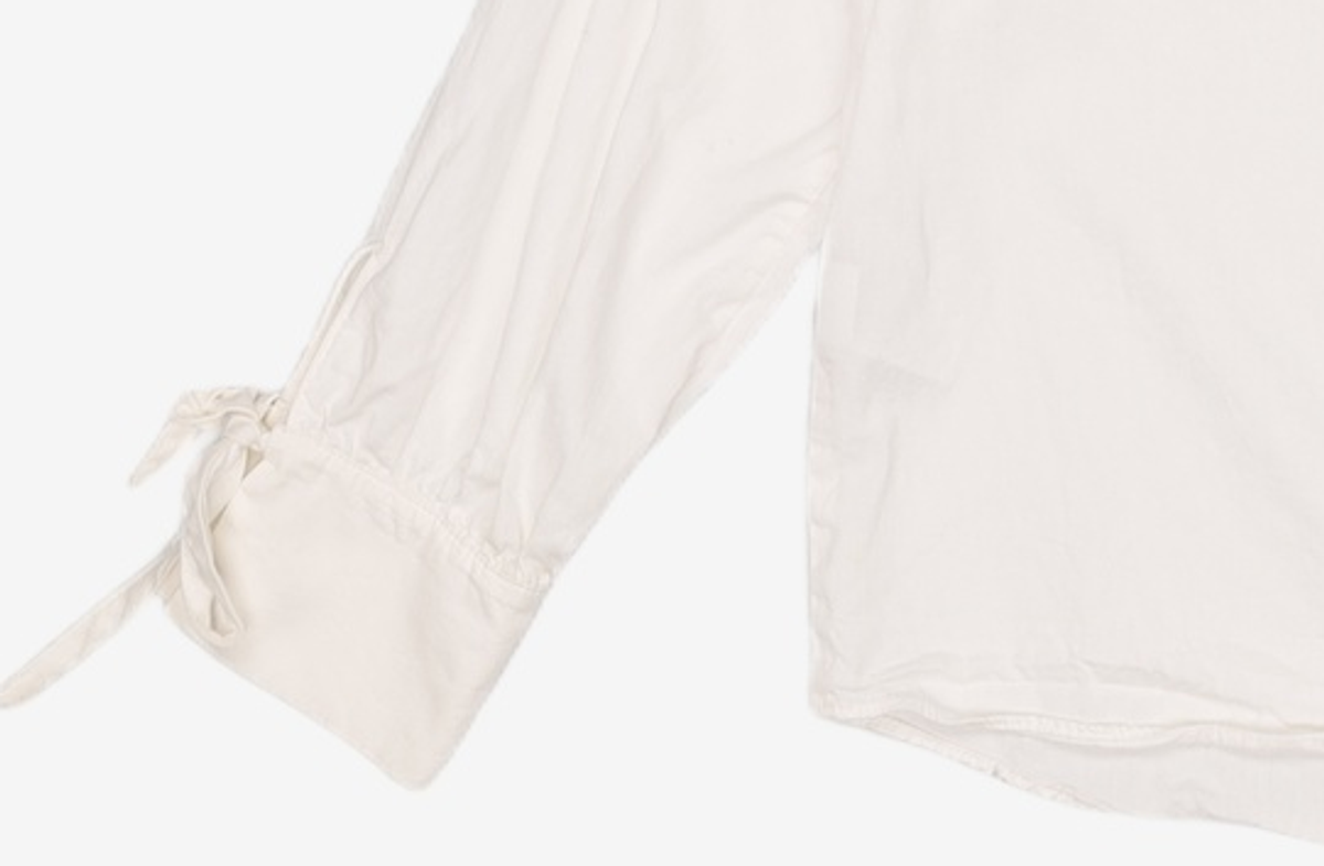 미쏘(MIXXO) 커프스 리본 셔츠 MIWYW8T31A S
