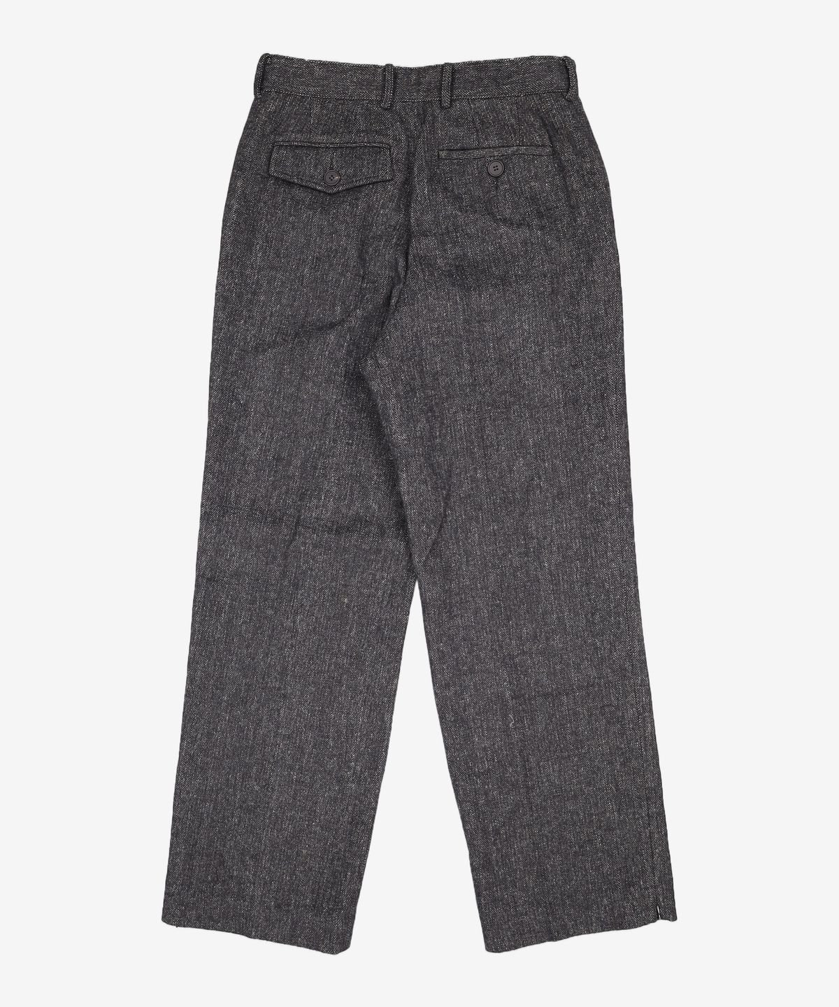 마틴플랜(MARTIN PLAN) One Tuck Wool Slacks - BLACK 105