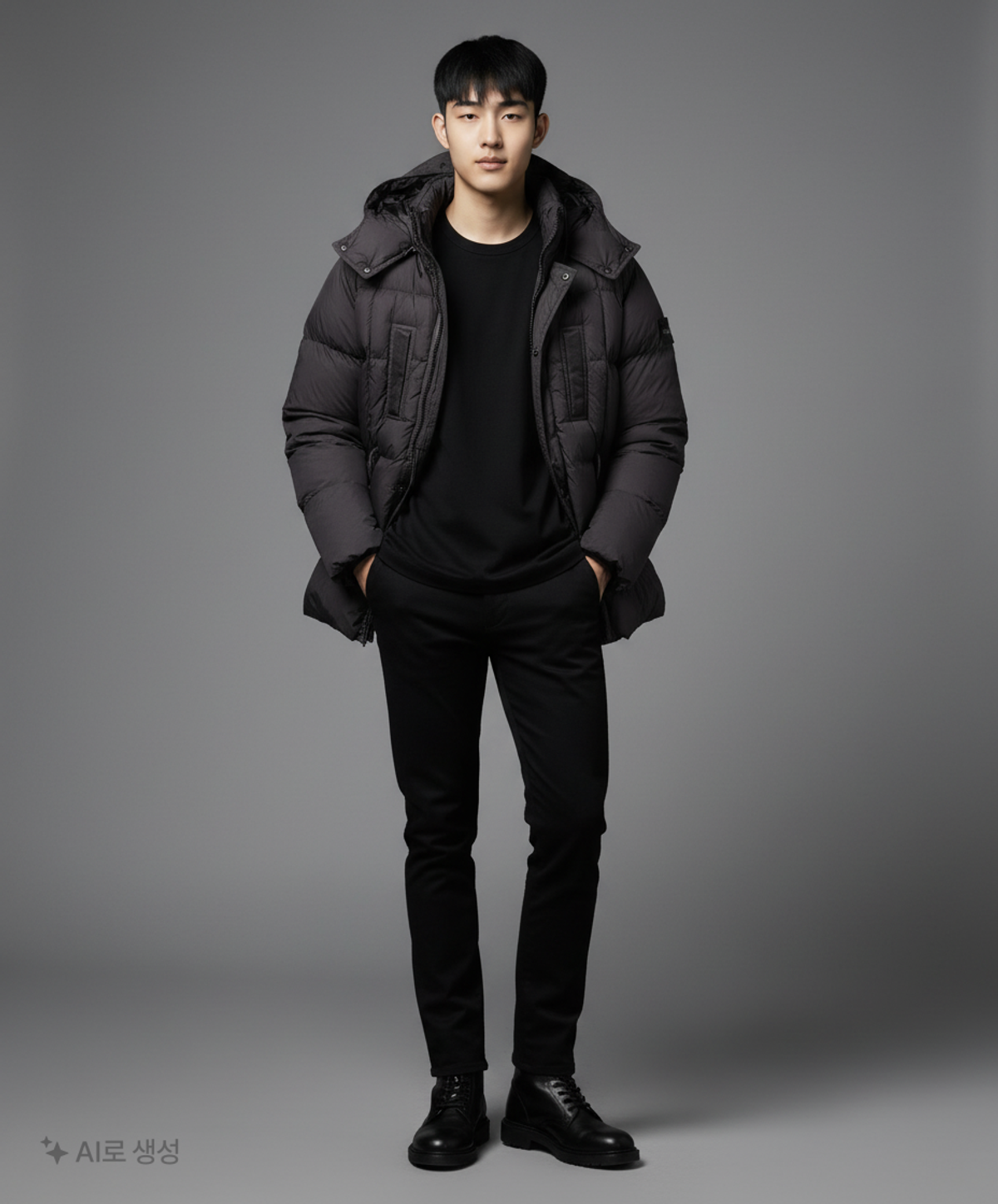 스톤아일랜드(STONE ISLAND) 숏 패딩/숏 헤비 아우터 90