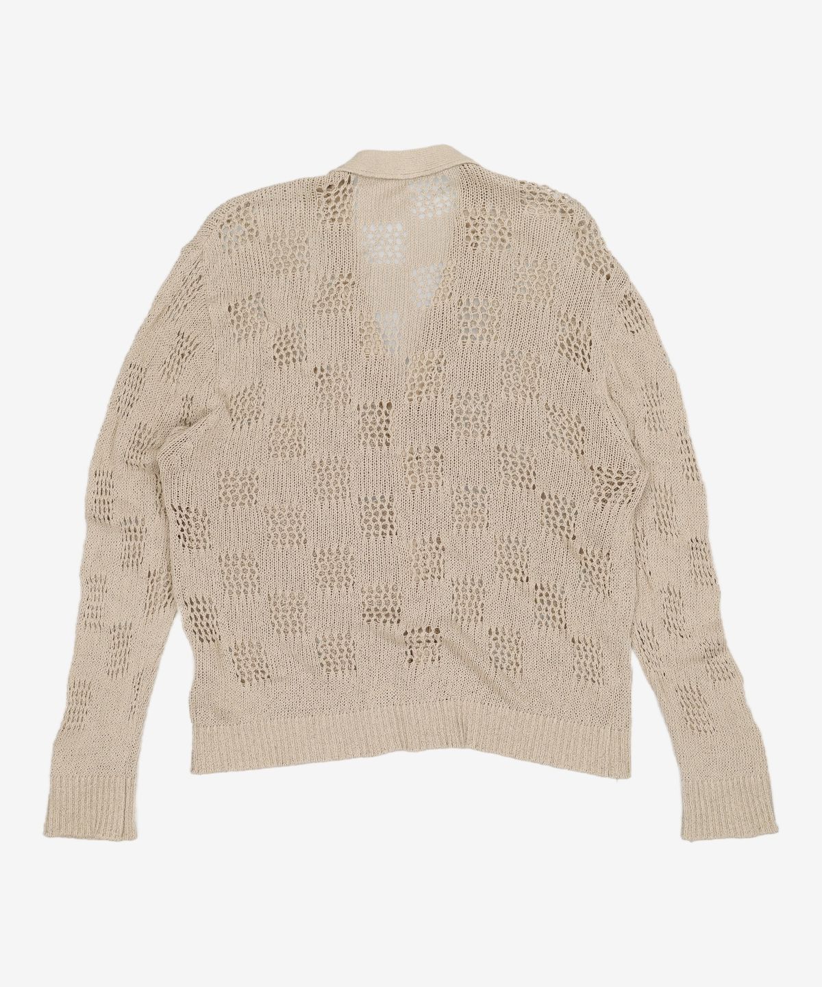 유스(YOUTH) Oversized Meshed Cardigan-Khaki M