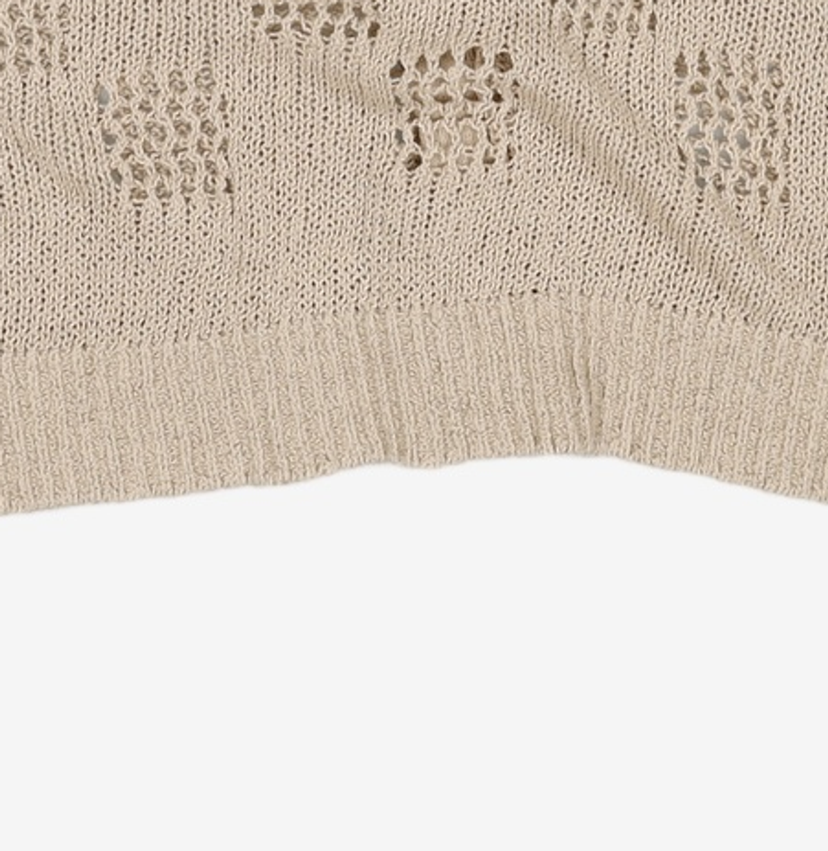유스(YOUTH) Oversized Meshed Cardigan-Khaki M