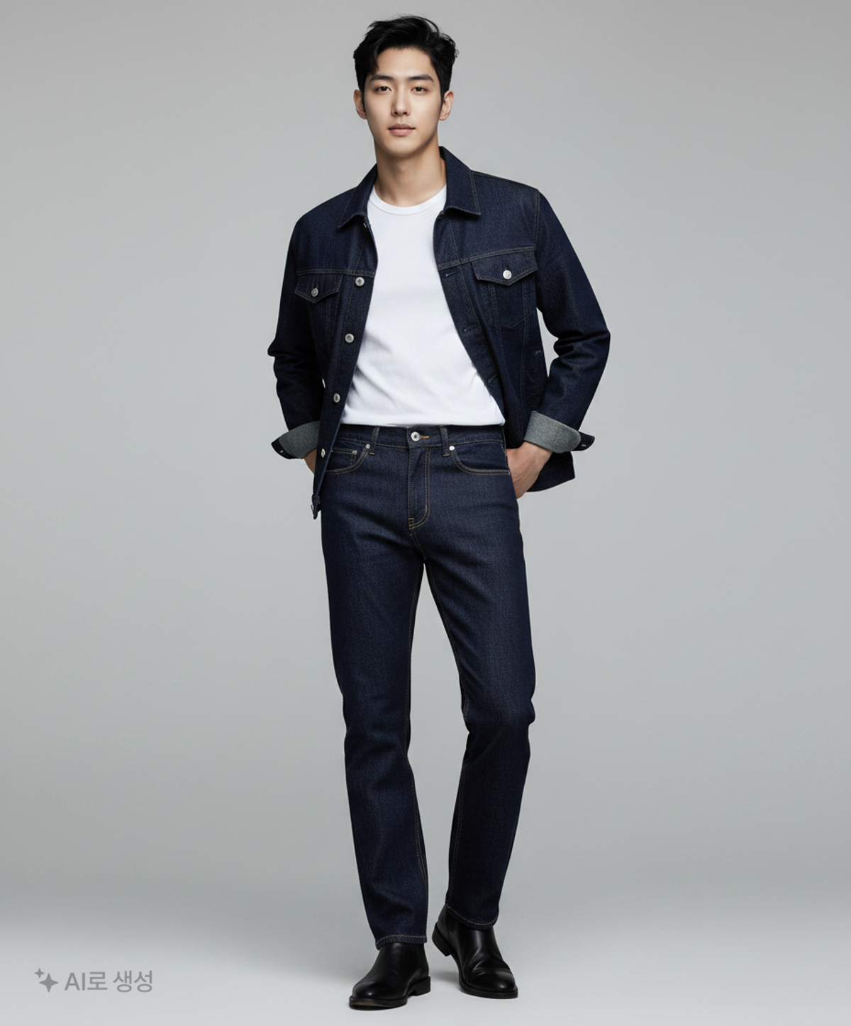 페이탈리즘(FATALISM) #0214 Moderation indigo straight fit 46