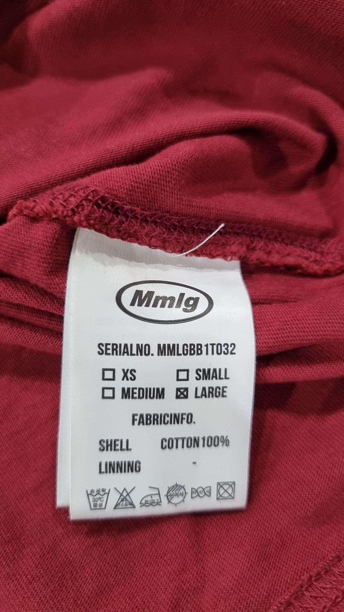 엠엠엘지(MMLG) [Mmlg] EM DEPT. HF-T (REDBEAN) L