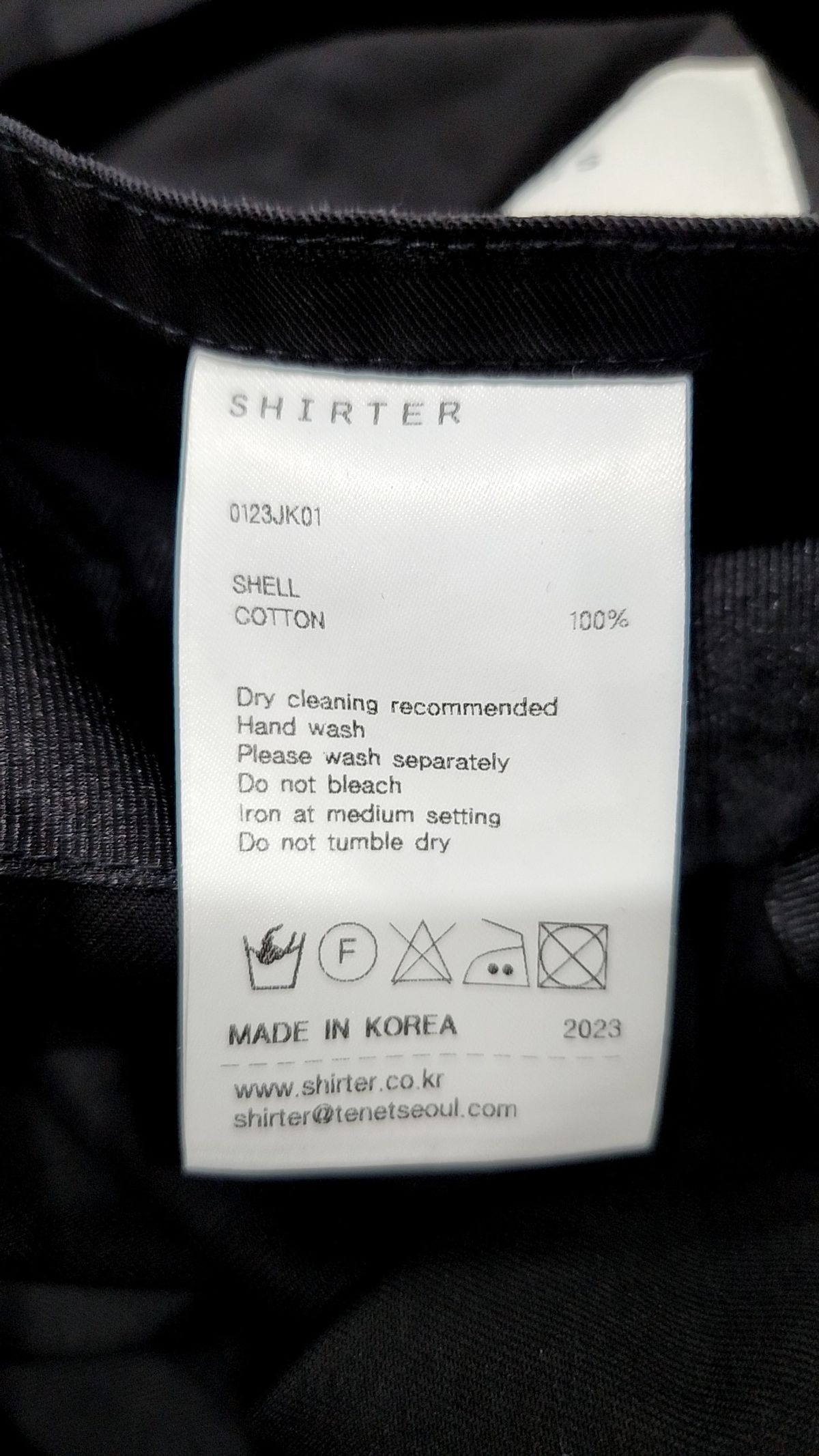 셔터(SHIRTER) VTG WASHED BLAZER (BLACK) S
