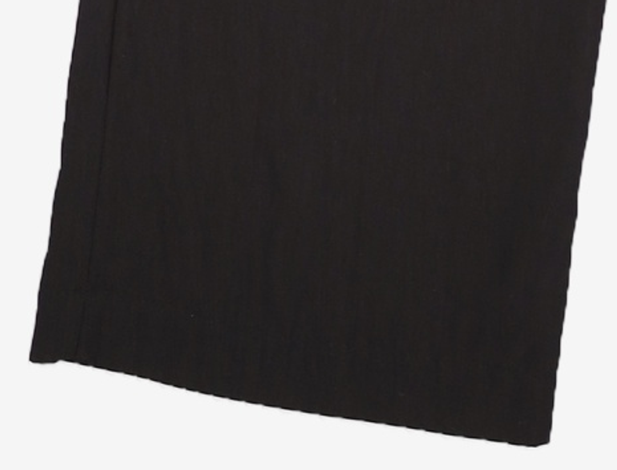 몽돌(MONGDOL) 원턱 와이드 슬랙스 블랙 MDPT025BLACK L