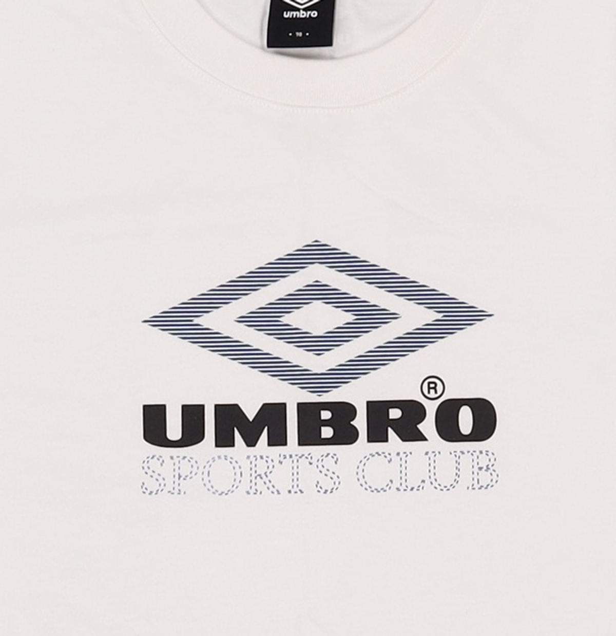 엄브로(UMBRO) 크리스피 타슬란 우먼스 반팔 티셔츠 화이트(UQ222CRS50) 90