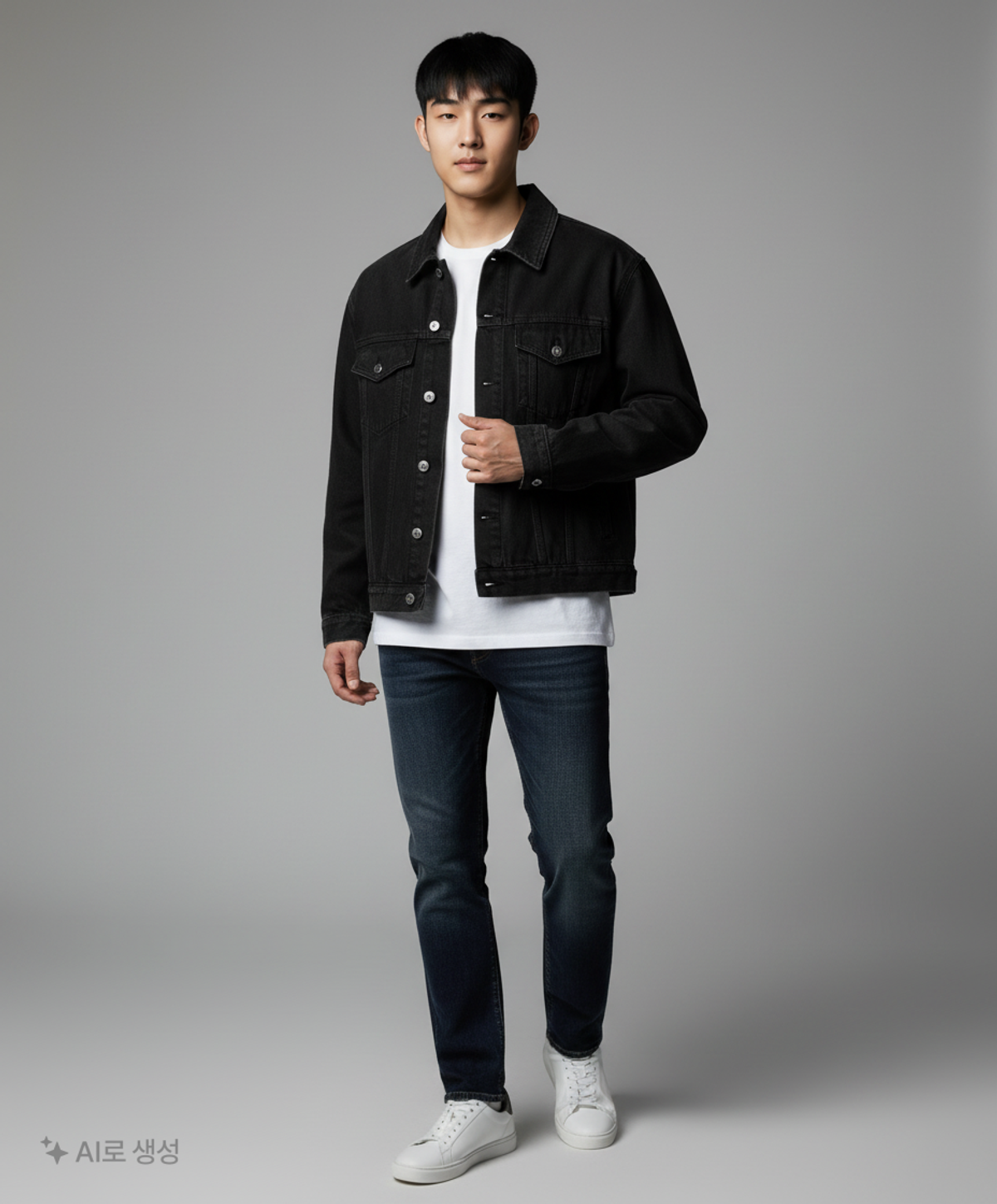 무신사 스탠다드(MUSINSA STANDARD) 데님/트러커 재킷 L