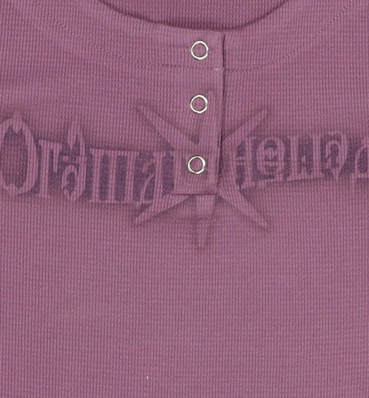 오디너리 홀리데이(ORDINARY HOLIDAY) 스냅 와플 티셔츠 [PURPLE] FREE