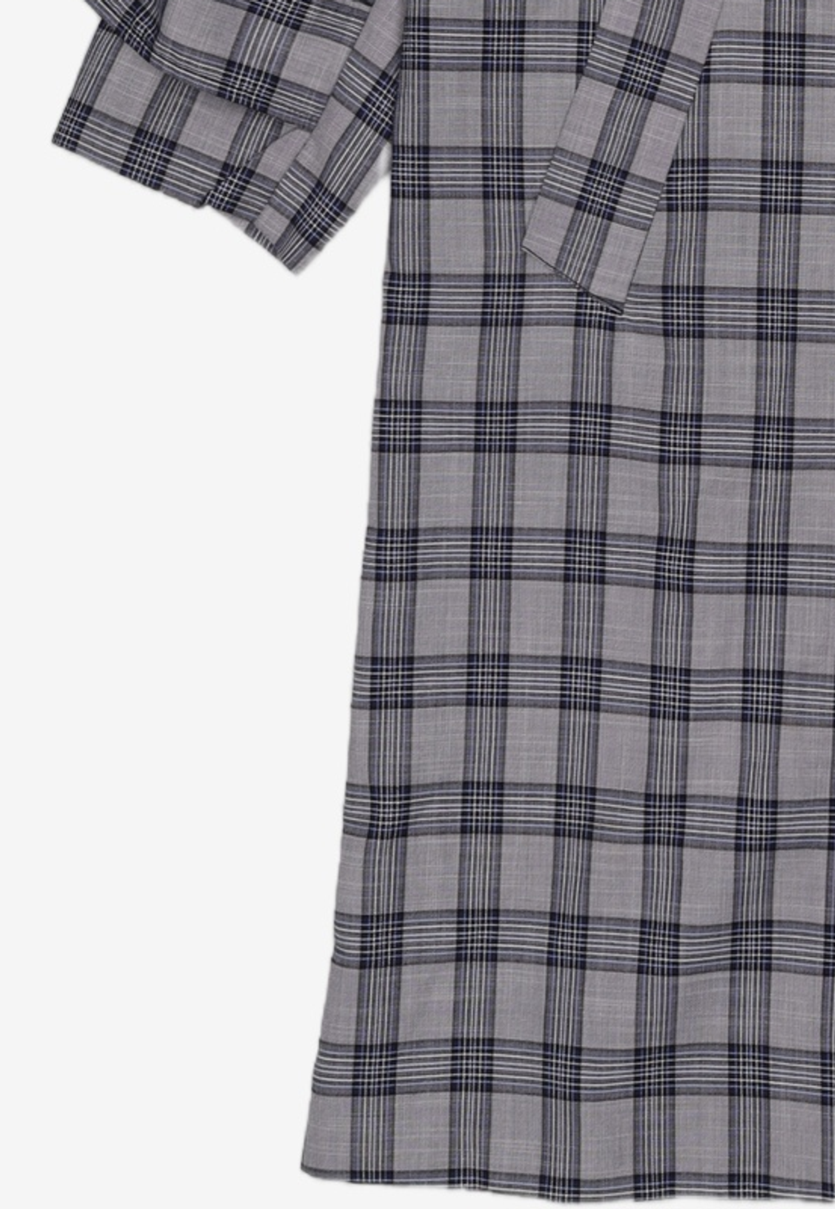 제너럴 아이디어(GENERAL IDEA) 클래식 체크 맥코트 [GREY] / S22A02001 S