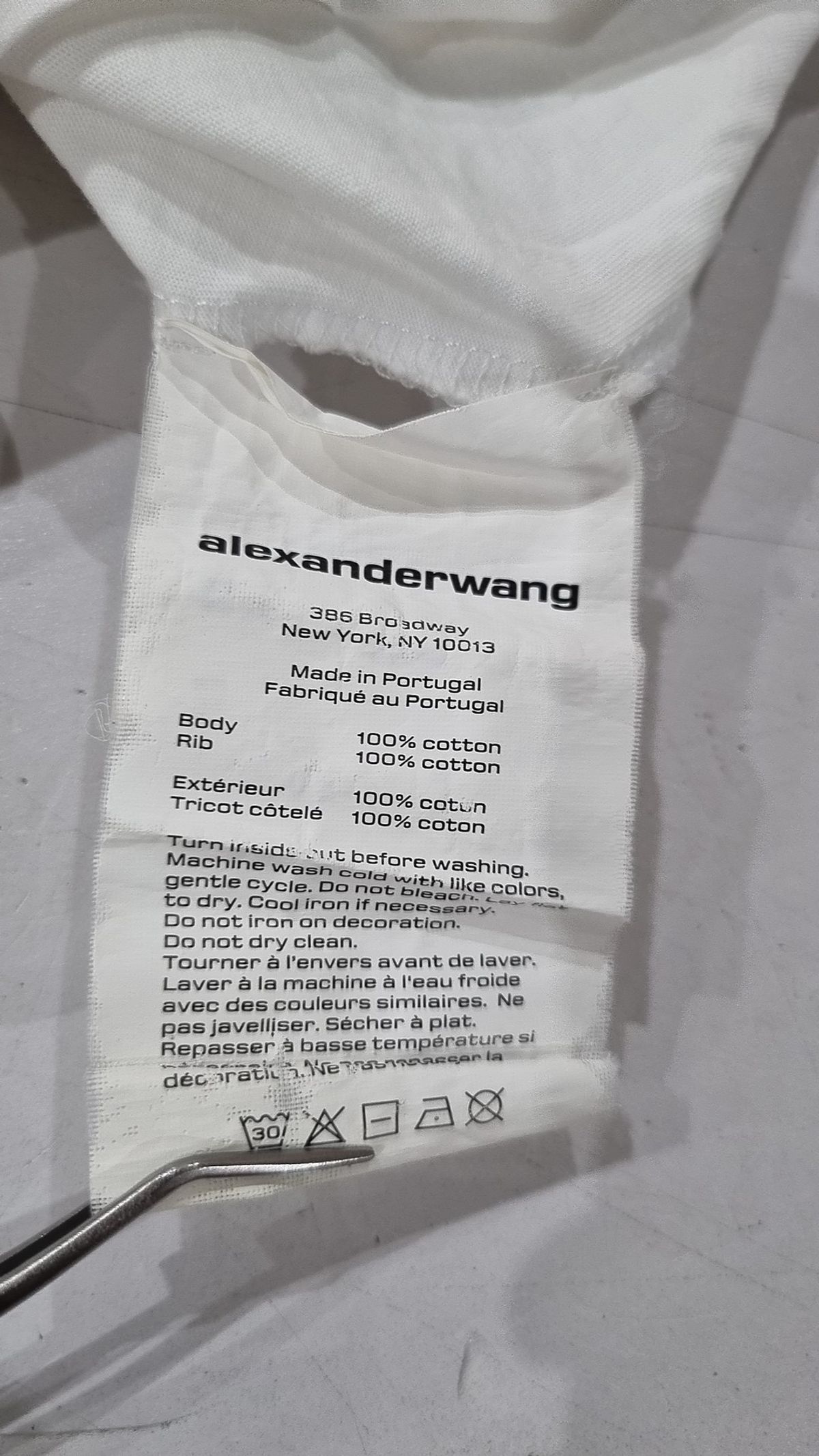 알렉산더 왕(ALEXANDER WANG) 반소매 티셔츠 S