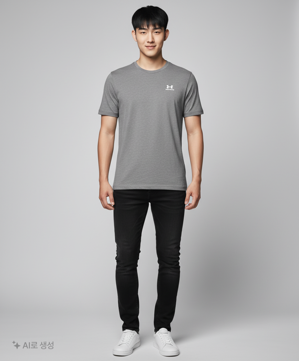 언더아머(UNDERARMOUR) 엠브로이더드 헤비웨이트 반팔 티셔츠 1373997-012 XL