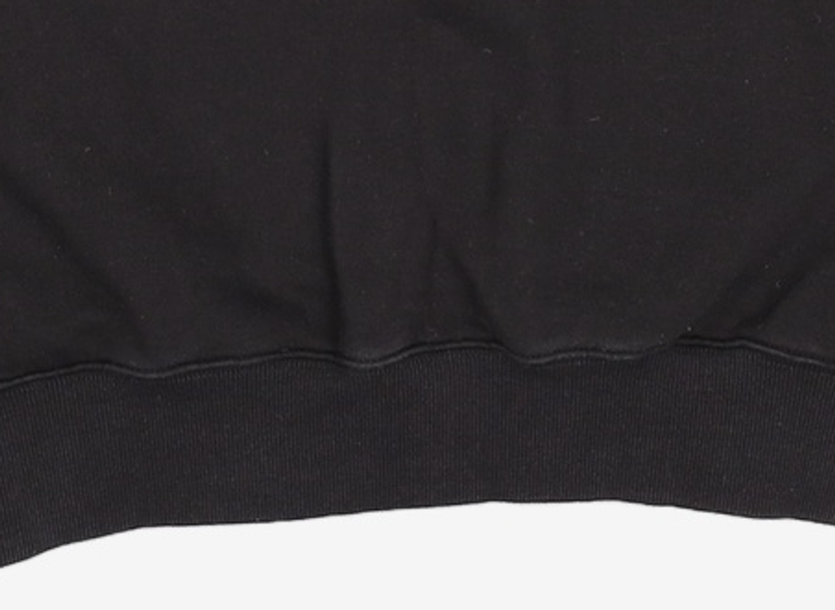 오아이오아이 컬렉션(OIOI COLLECTION) POCKET VARSITY SWEATSHIRTS [BLACK] S