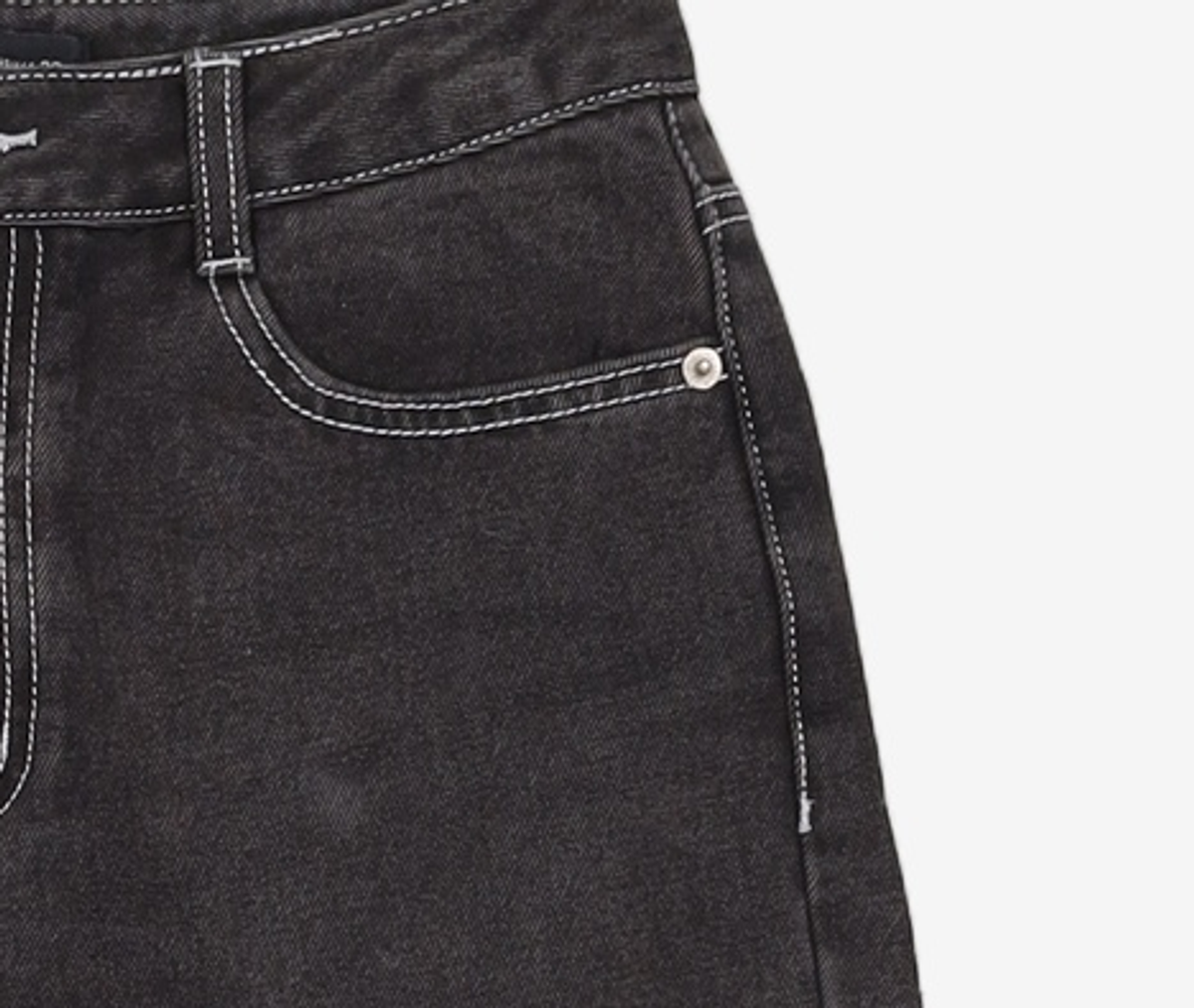 미쏘(MIXXO) 9부 와이드 데님 MIWTJCV37J 26