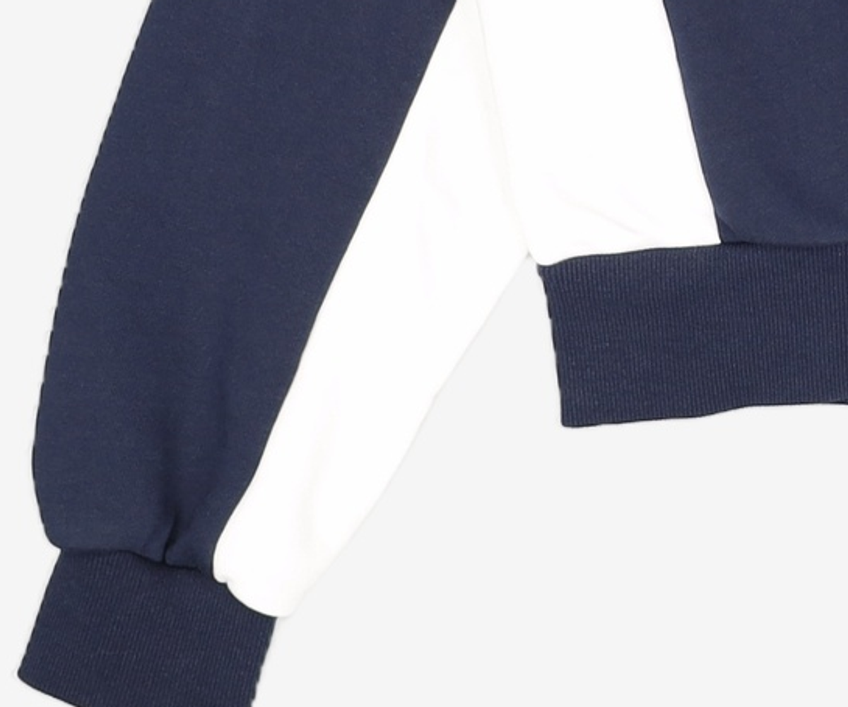 비전스트릿웨어(VISION STREETWEAR) VSW Crop Football Crewneck Navy FREE