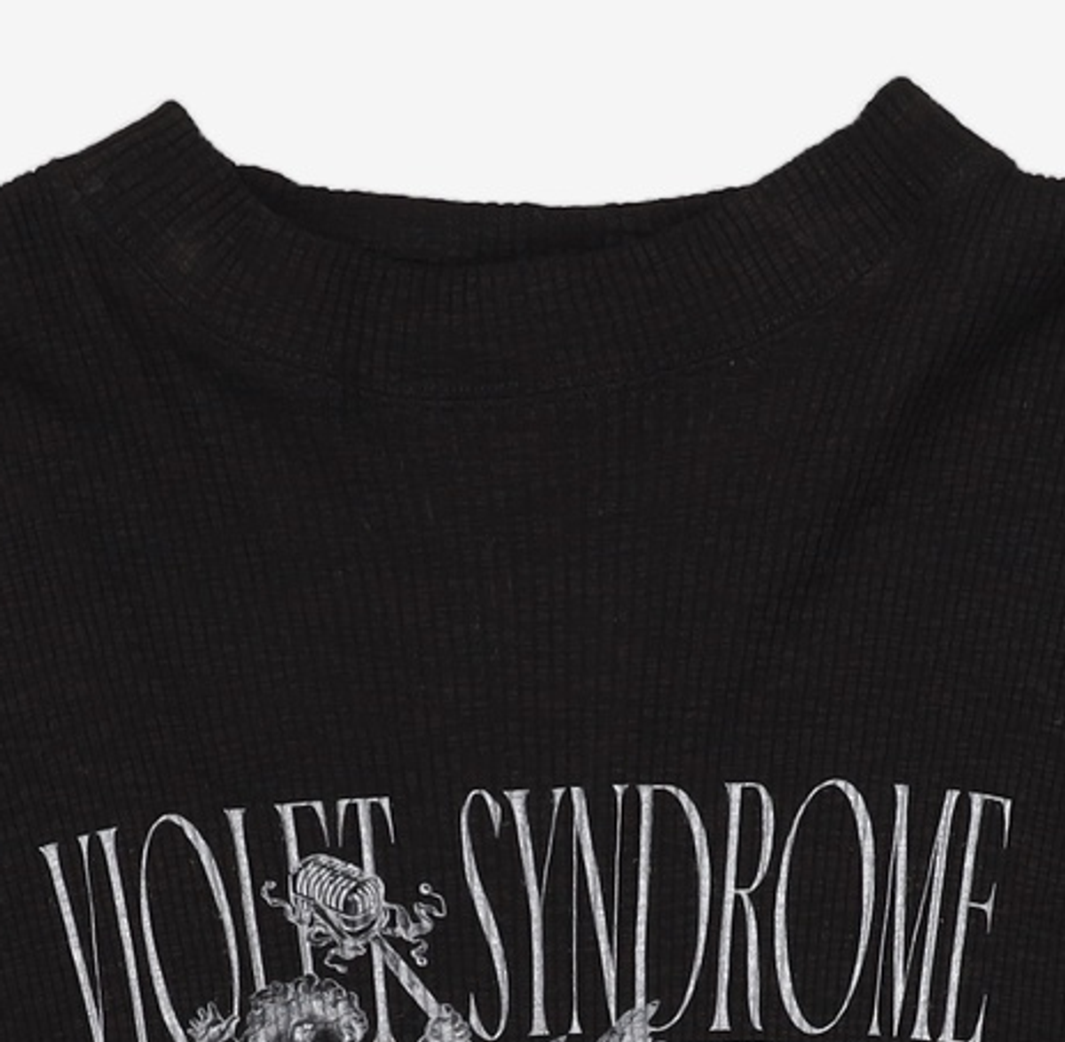 서피스에디션(SURFACE EDITION) ROCK&ROLL CUPID RIB TSHIRT_BLACK L