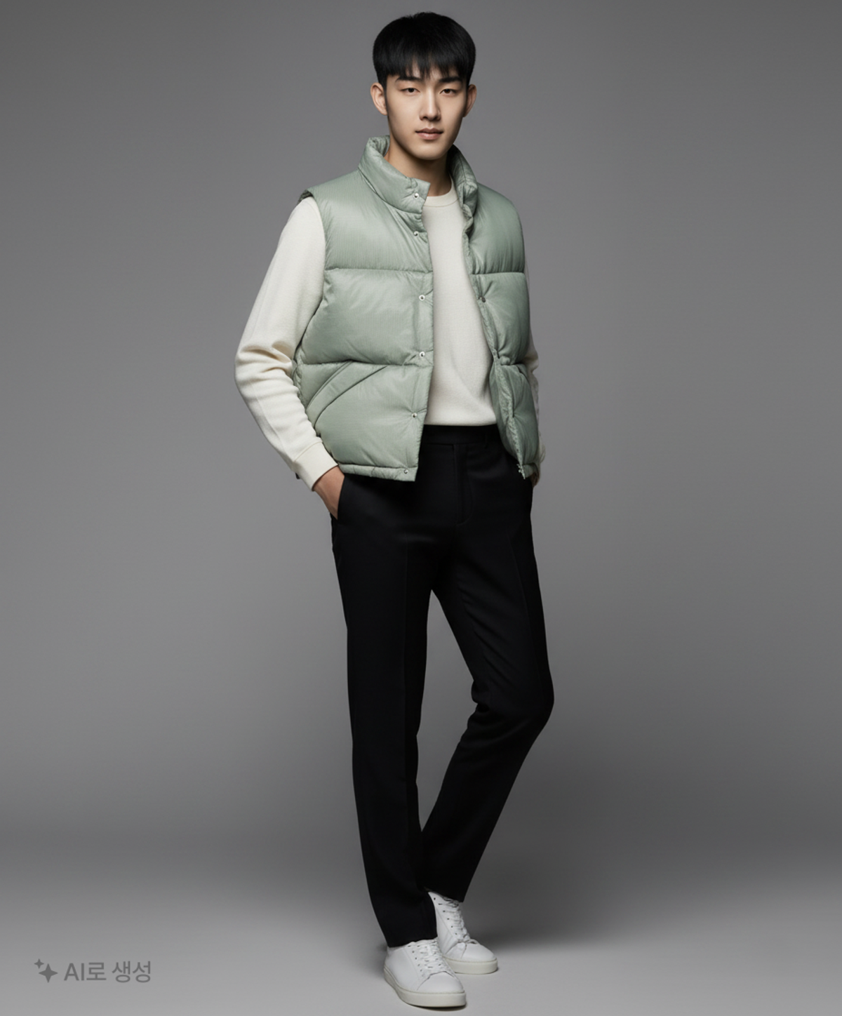 토마스모어(THOMASMORE) 패딩 베스트 XS