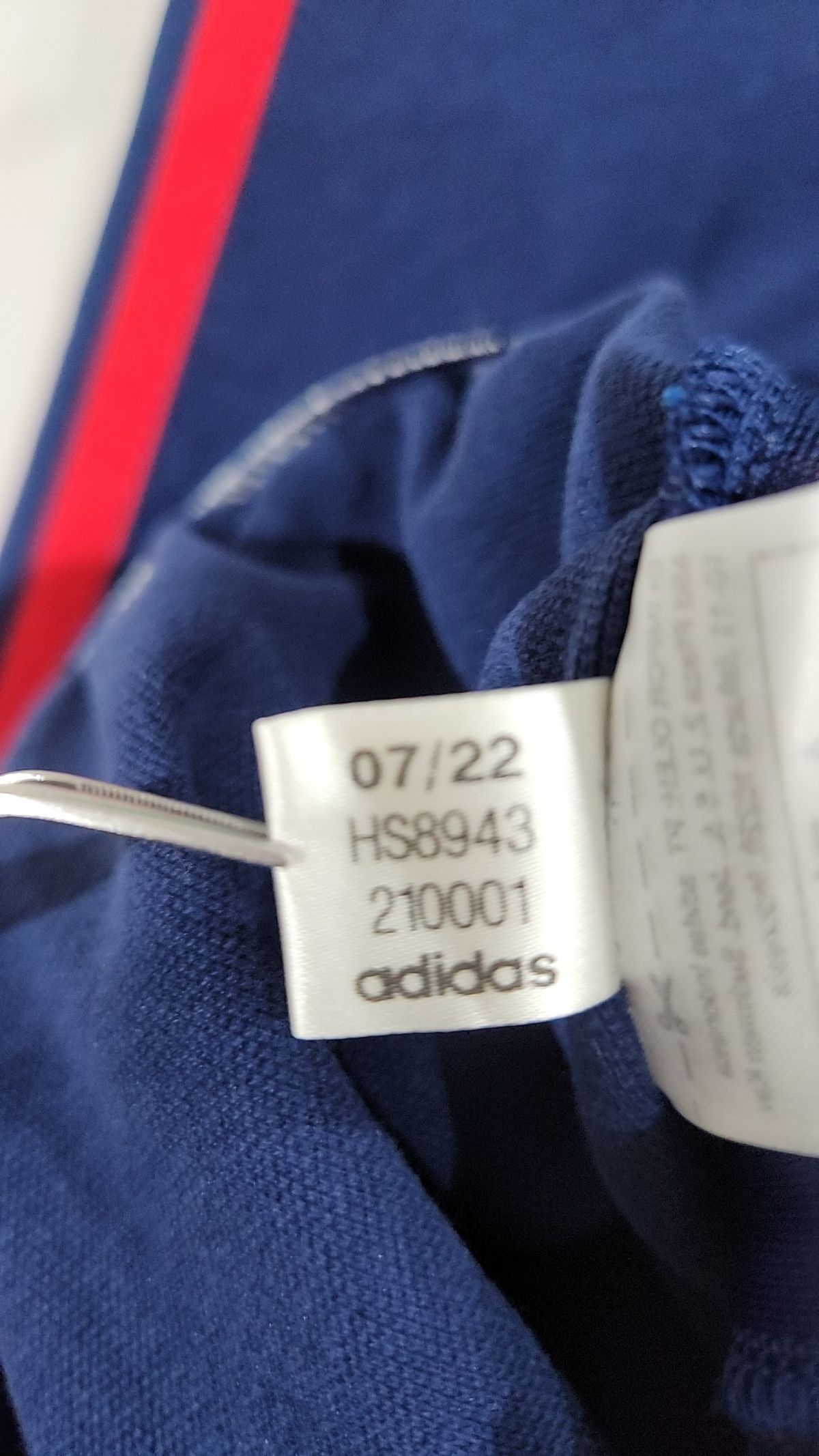 아디다스(ADIDAS) 베켄바우어 트랙팬츠 - 네이비:레드 / HS8943 XL