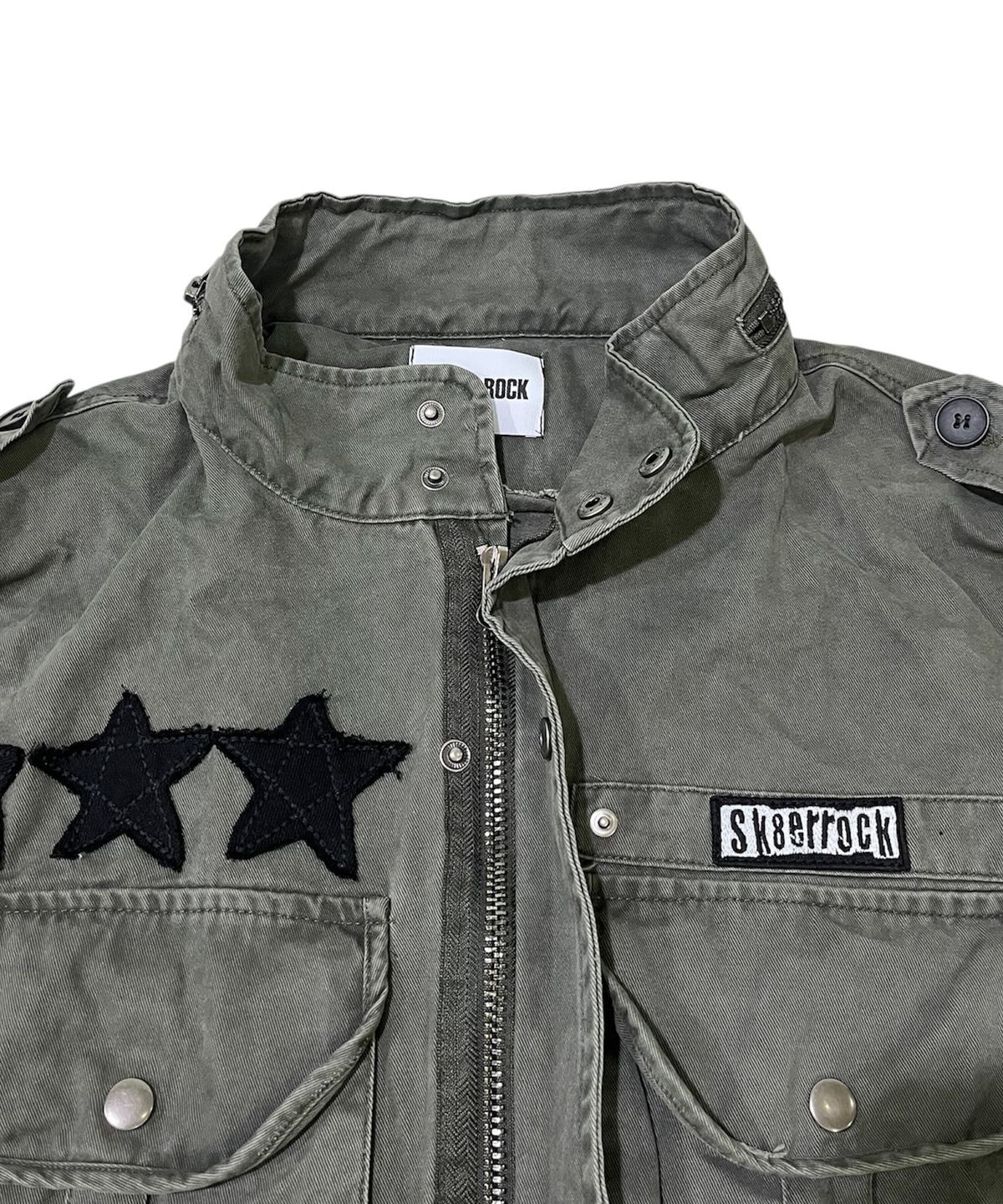 스케이터락(SK8ER ROCK) Riot Field Jacket (Khaki)