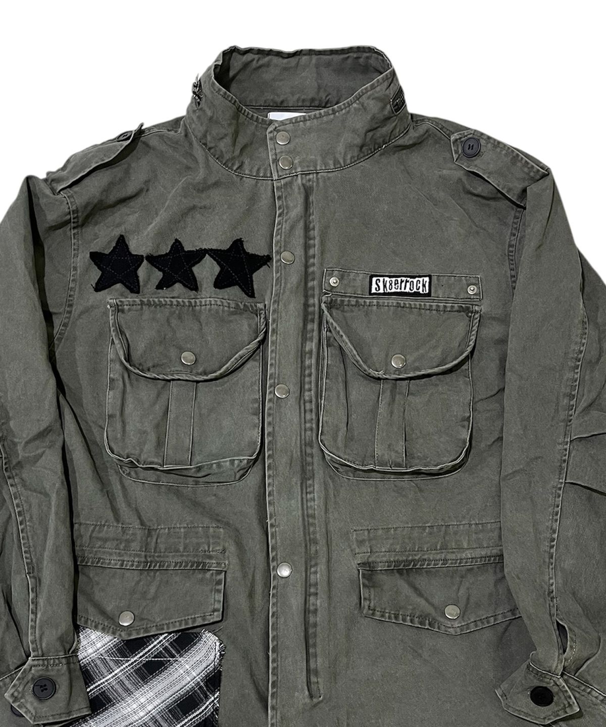 스케이터락(SK8ER ROCK) Riot Field Jacket (Khaki)