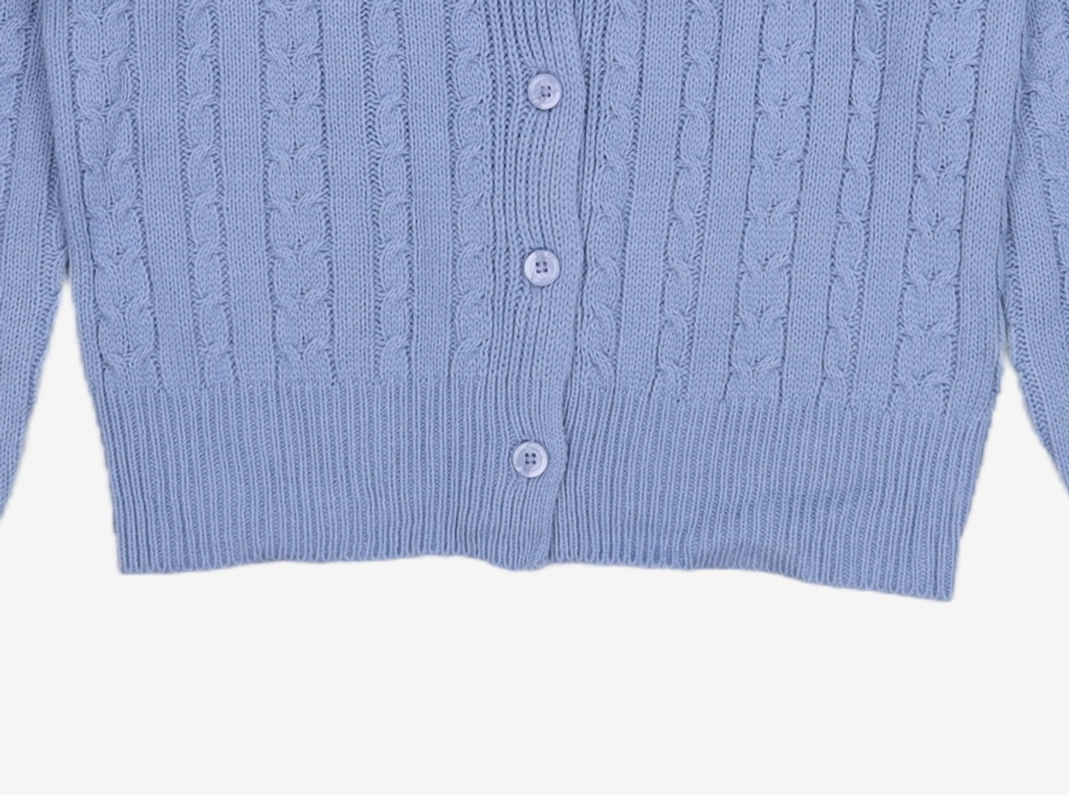 미쏘(MIXXO) 라운드 잔케이블 가디건 MIWCKB312T M