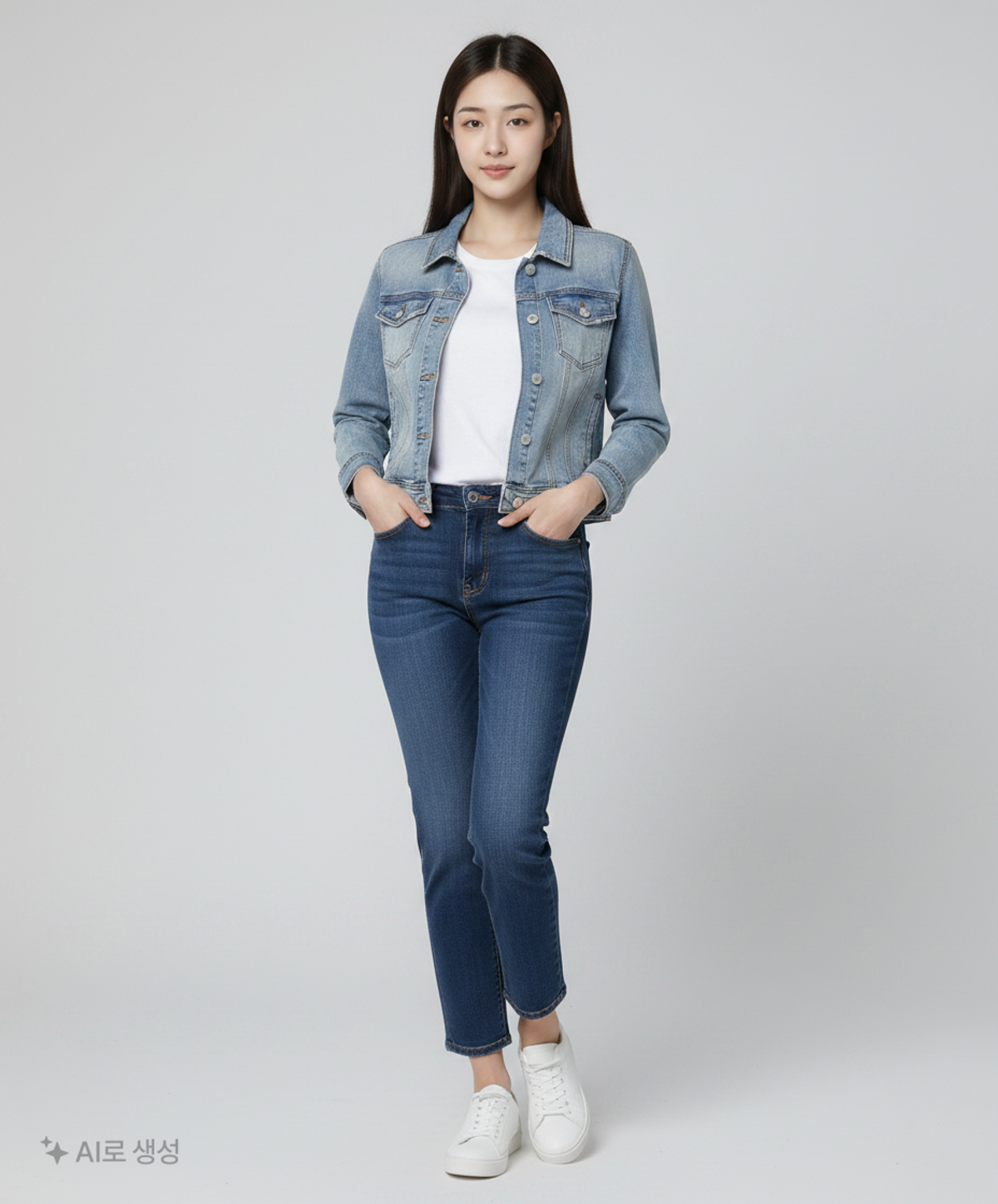 자라 베이직(ZARA BASIC) 데님/트러커 재킷 S