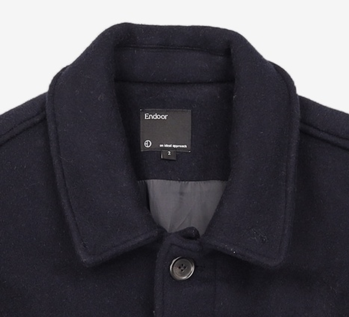 엔도어(ENDOOR) Short mac coat (navy) 2
