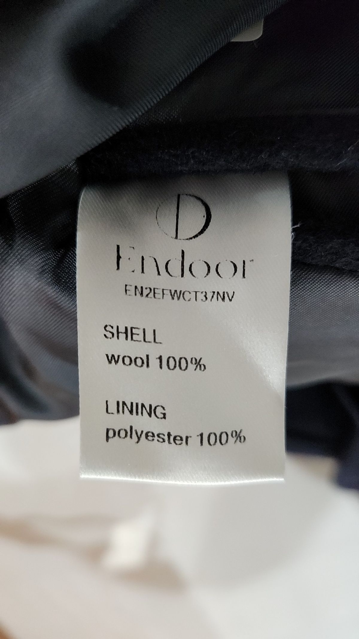 엔도어(ENDOOR) Short mac coat (navy) 2