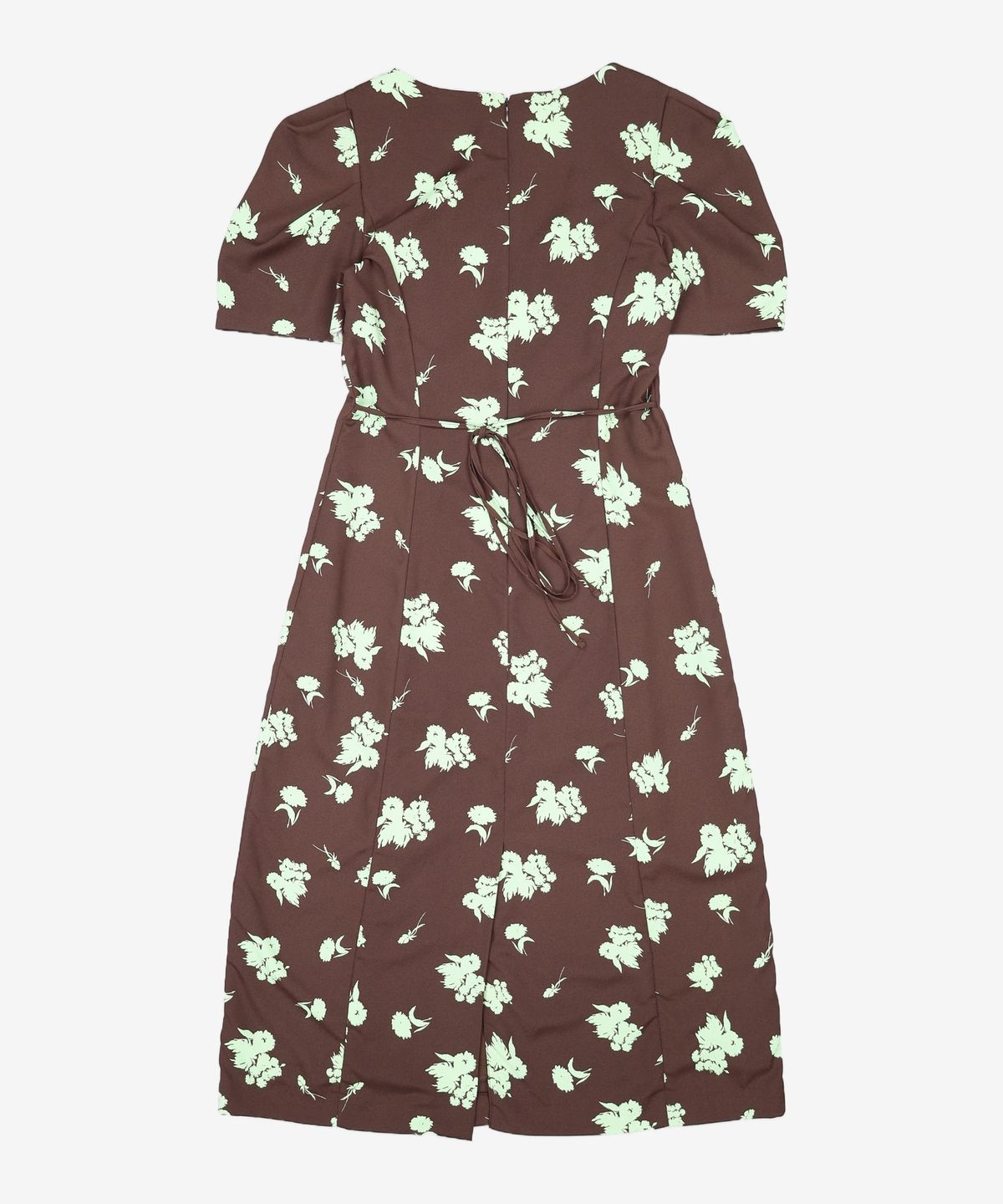 룩캐스트(LOOKAST) BROWN RACHEL PRINT DRESS (브라운 레이첼 프린트 드레스) M