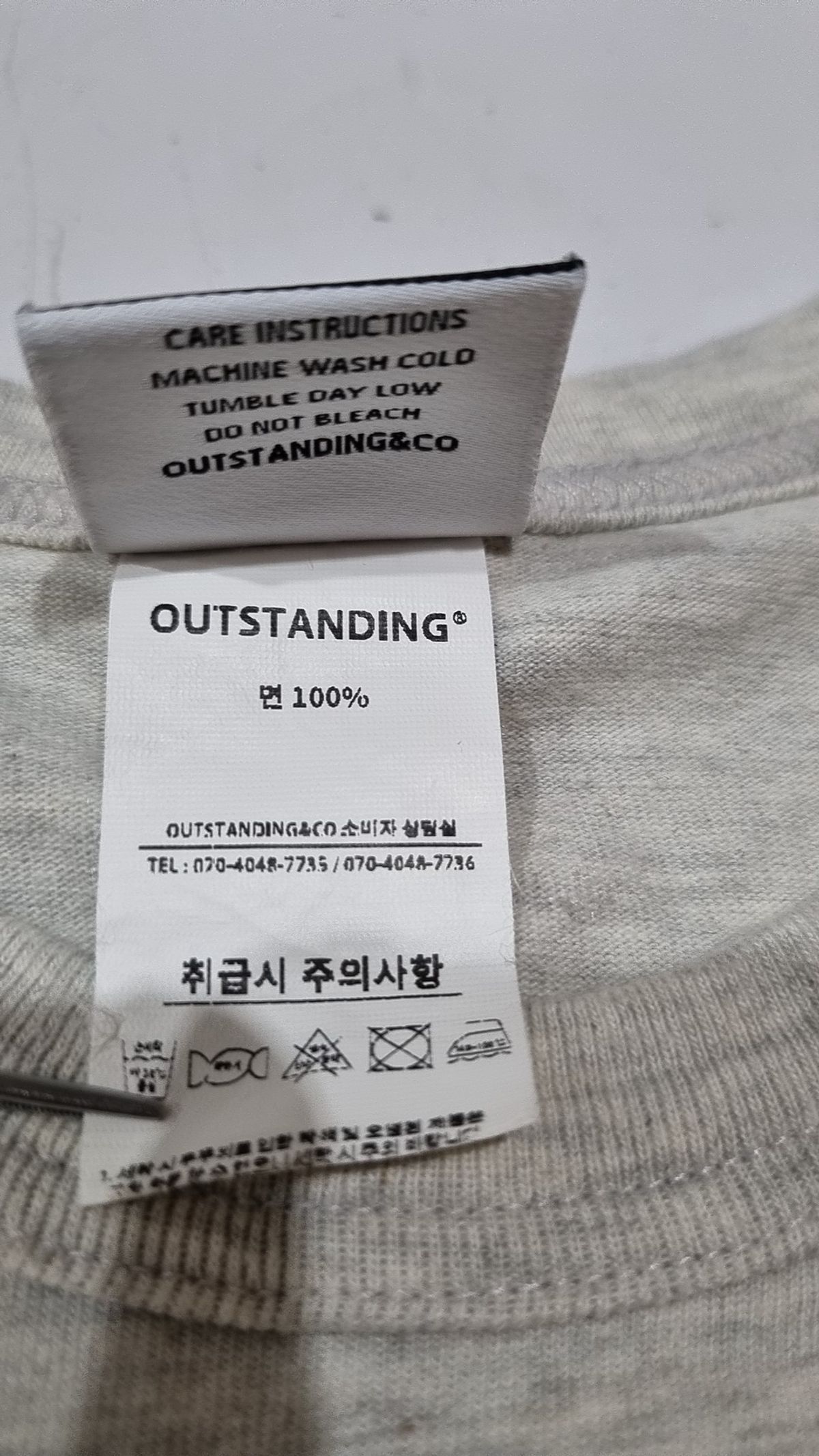 아웃스탠딩(OUTSTANDING) 반소매 티셔츠 XL