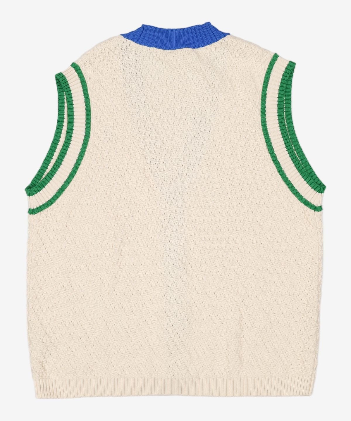 아디다스(ADIDAS) 70s 니트 베스트 - 크림:블루:그린 / IK7492 L