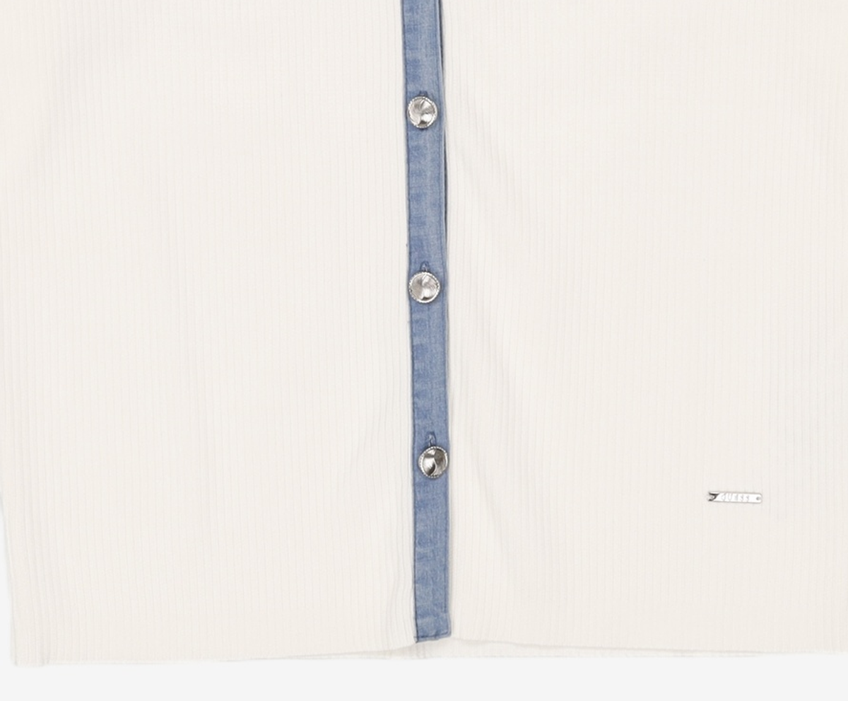 게스(GUESS) 2color 여성 반팔 스웨터 자켓 RP2S06J3 M