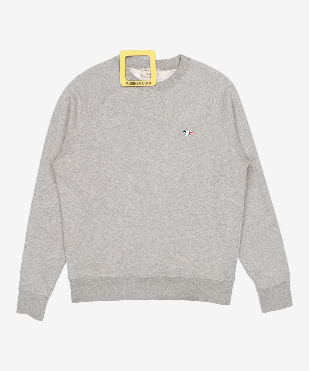 메종 키츠네(MAISON KITSUNE) 22SS 트리컬러 폭스 맨투맨 FM00322KM0001 S