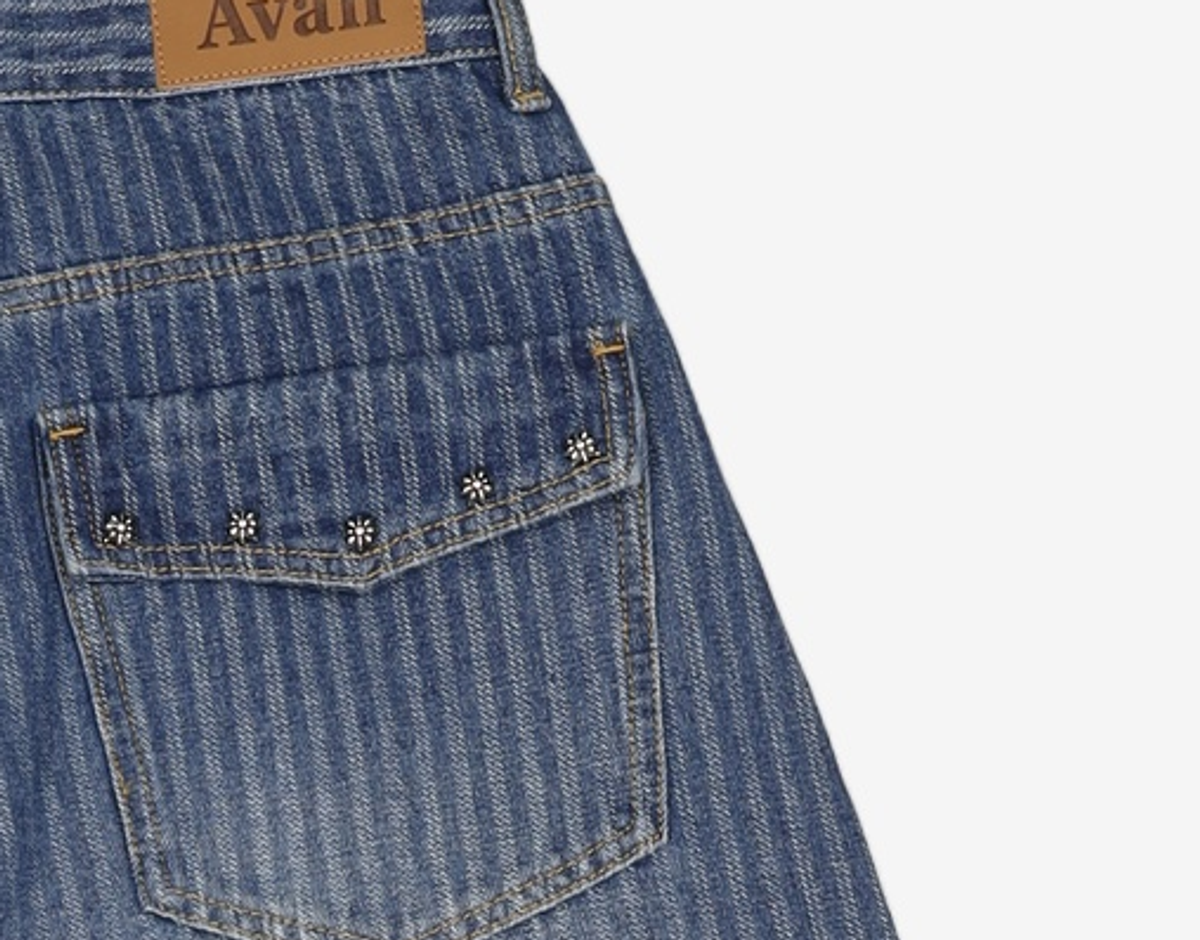 아반(AVAN) 청/데님 팬츠 M