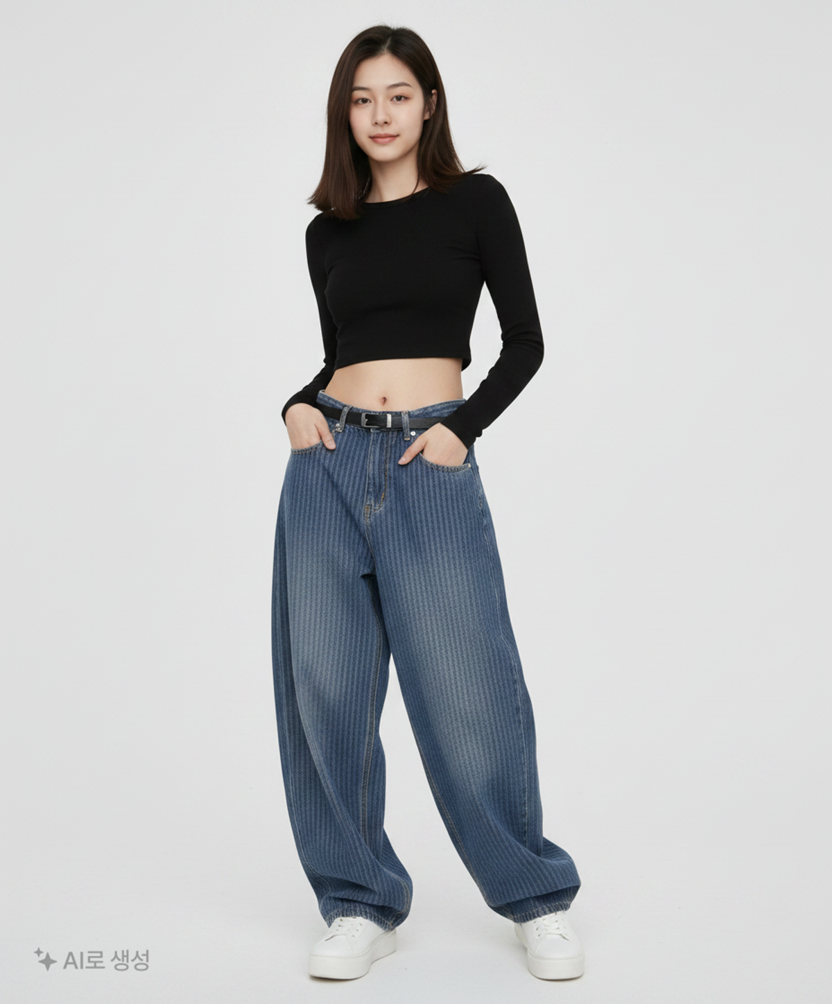 아반(AVAN) 청/데님 팬츠 M