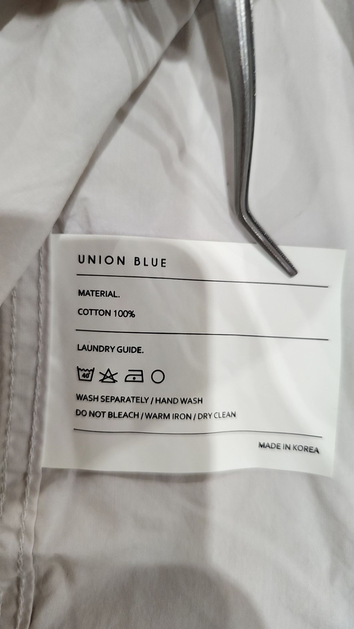 유니온블루(UNION BLUE) 캐주얼 셔츠 M