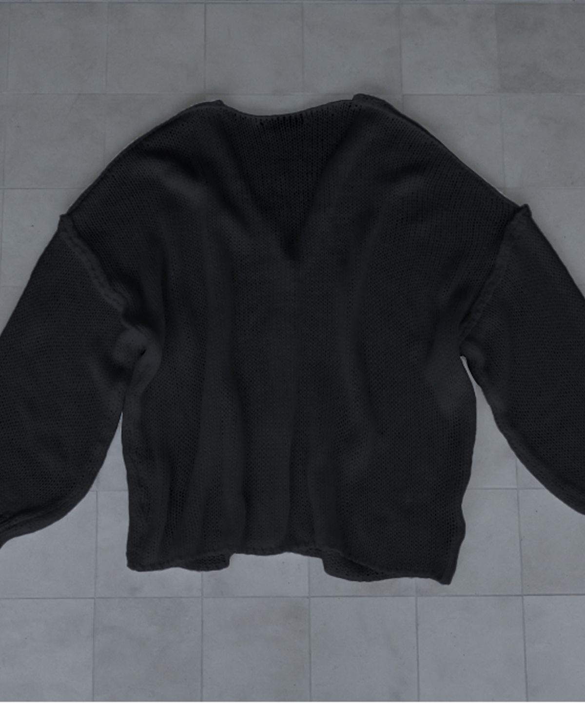 이오담(IODAM) IVY KNIT CARDIGAN (black)