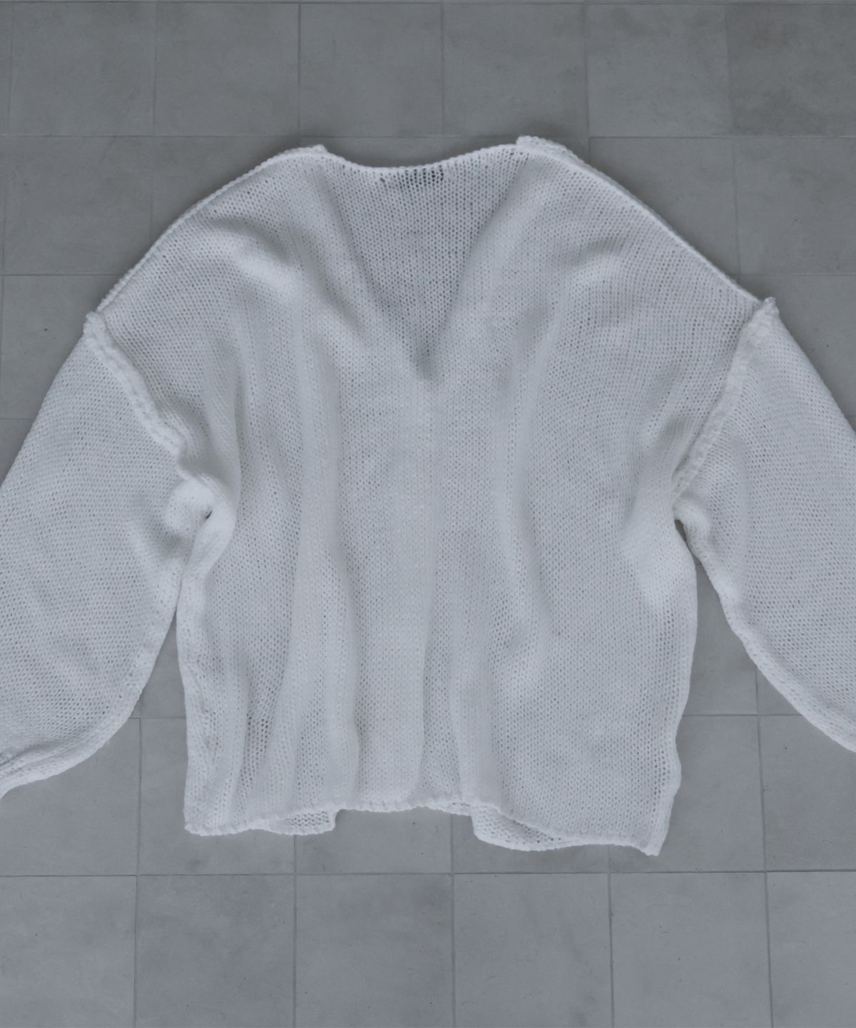 이오담(IODAM) IVY KNIT CARDIGAN (white)