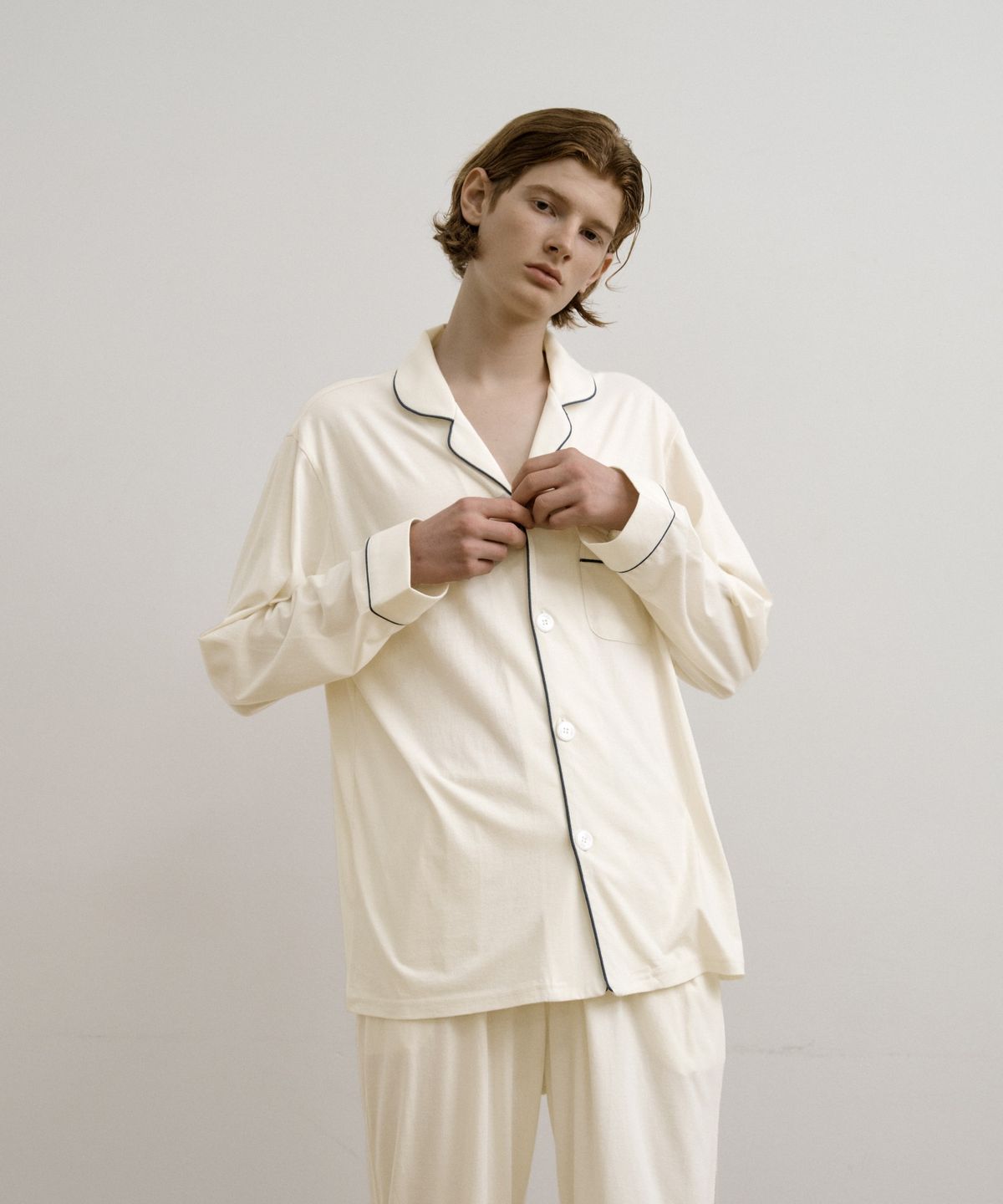 조스라운지(JO'S LOUNGE) [모달] (m) Essential Ivory Pajama Set