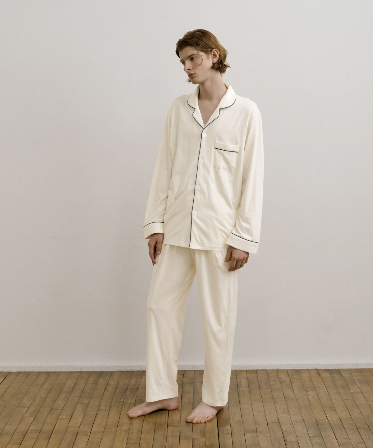 조스라운지(JO'S LOUNGE) [모달] (m) Essential Ivory Pajama Set