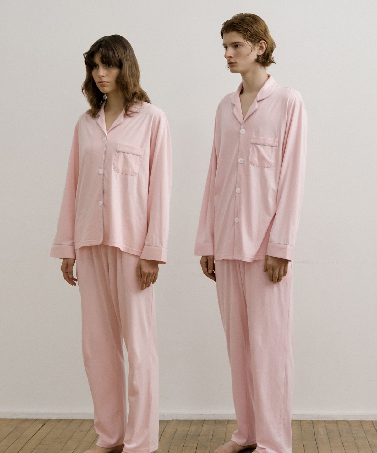 조스라운지(JO'S LOUNGE) [모달] (couple) Essential Baby Pink Pajama Set