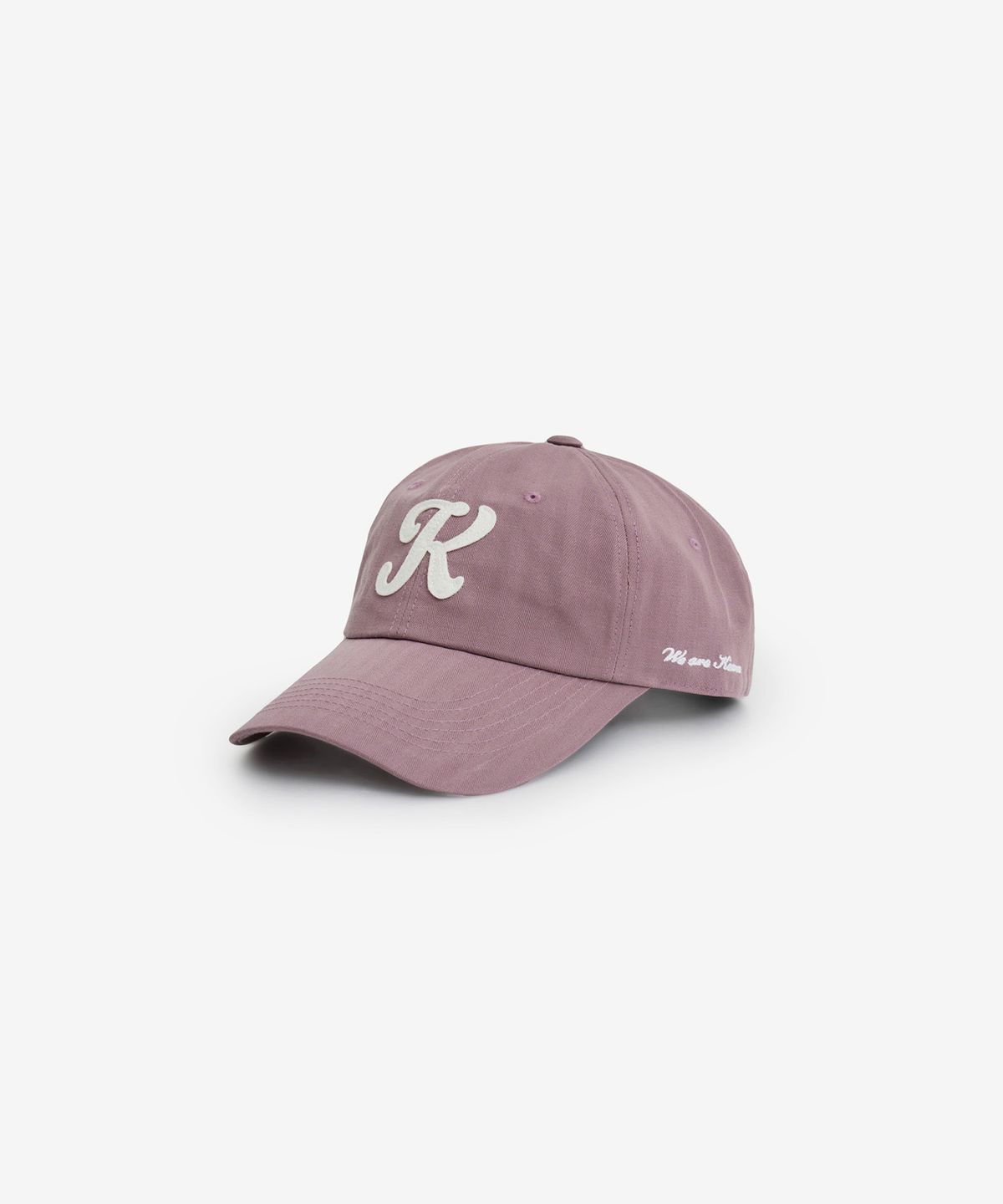 커즌즈(KAZNZ) K logo ball cap - dusty pink