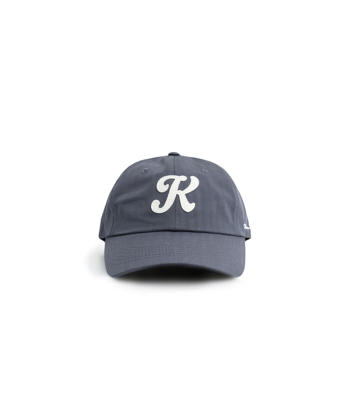 커즌즈(KAZNZ) K logo ball cap - greyish blue