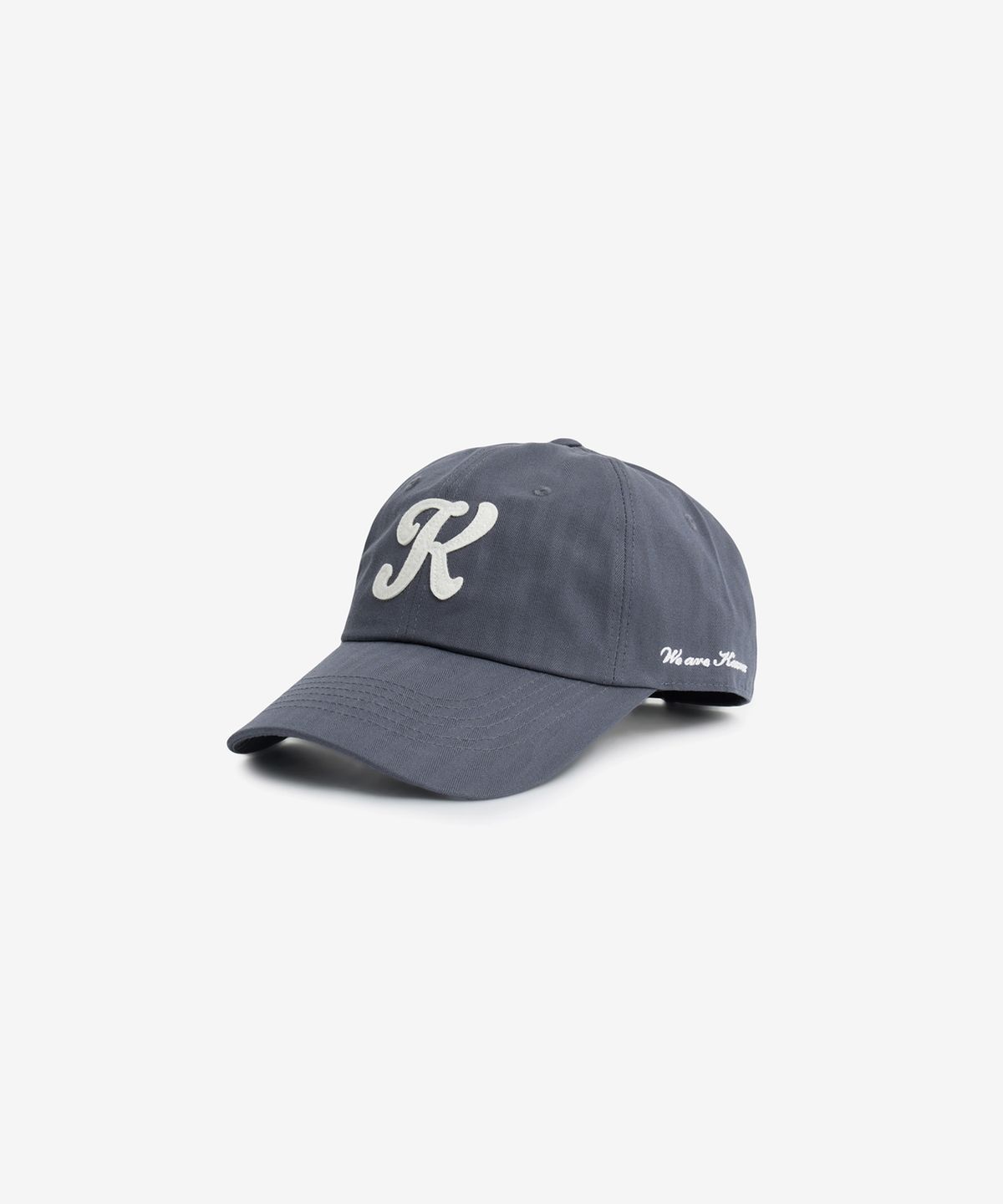 커즌즈(KAZNZ) K logo ball cap - greyish blue