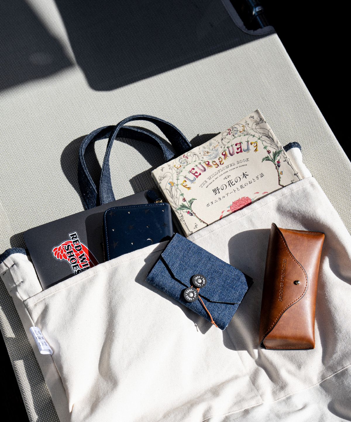 아스트레이(ASTLAY) Stella Selvedge Nep Denim Reversible  3Way Bag
